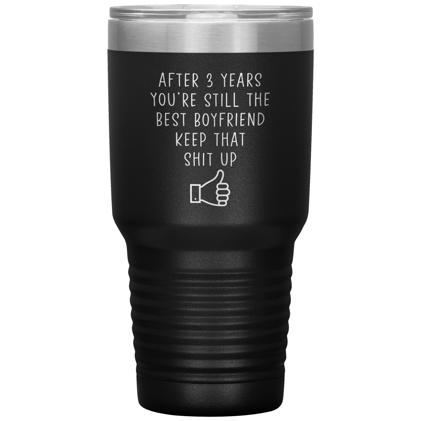 3rd Anniversary Tumbler, 3rd Anniversary Gifts, Travel Coffee Mug, Birthday Gifts for Men and Women