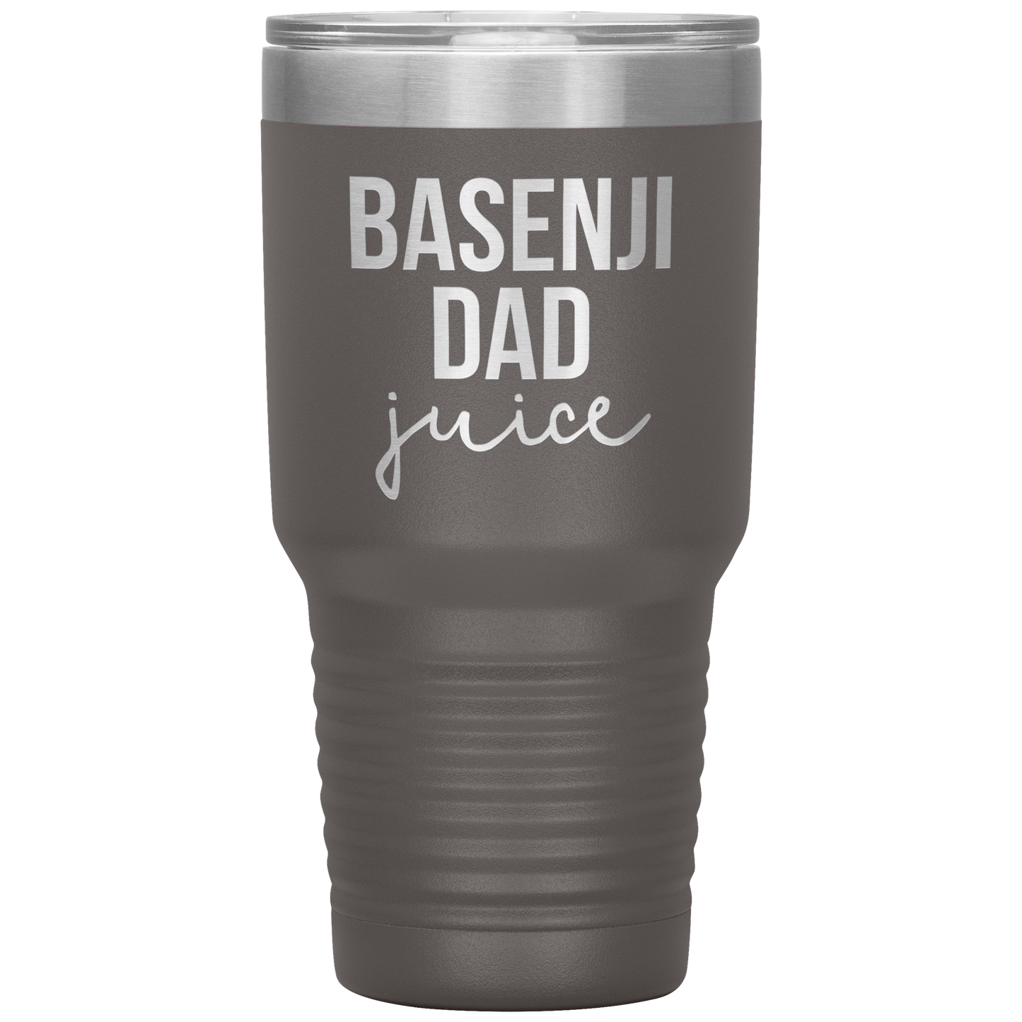 Basenji Dad Tumbler, Funny Travel Coffee Mug, Birthday Gifts for Men and Women