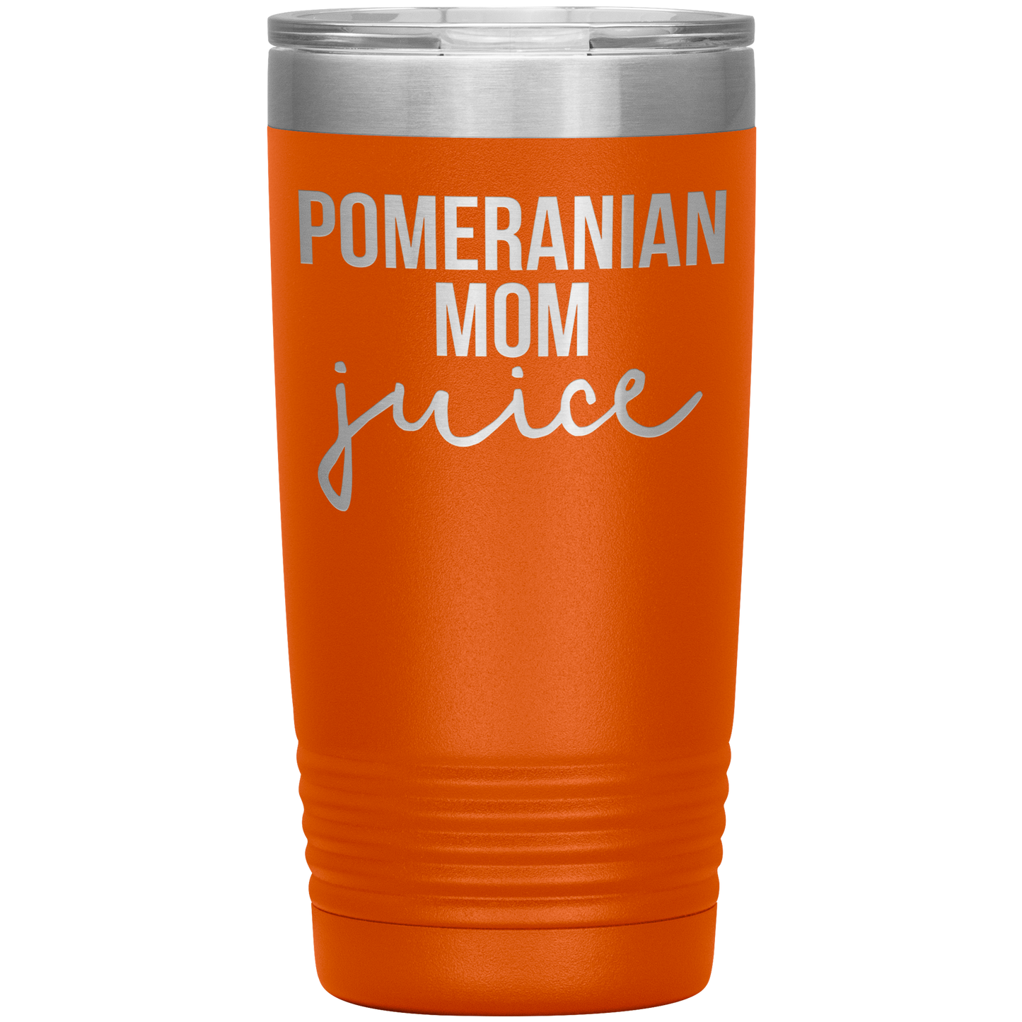 Pomeranian Mom Tumbler, Pomeranian Mom Gifts, Travel Coffee Mug, Cadeaux d’anniversaire pour hommes et femmes