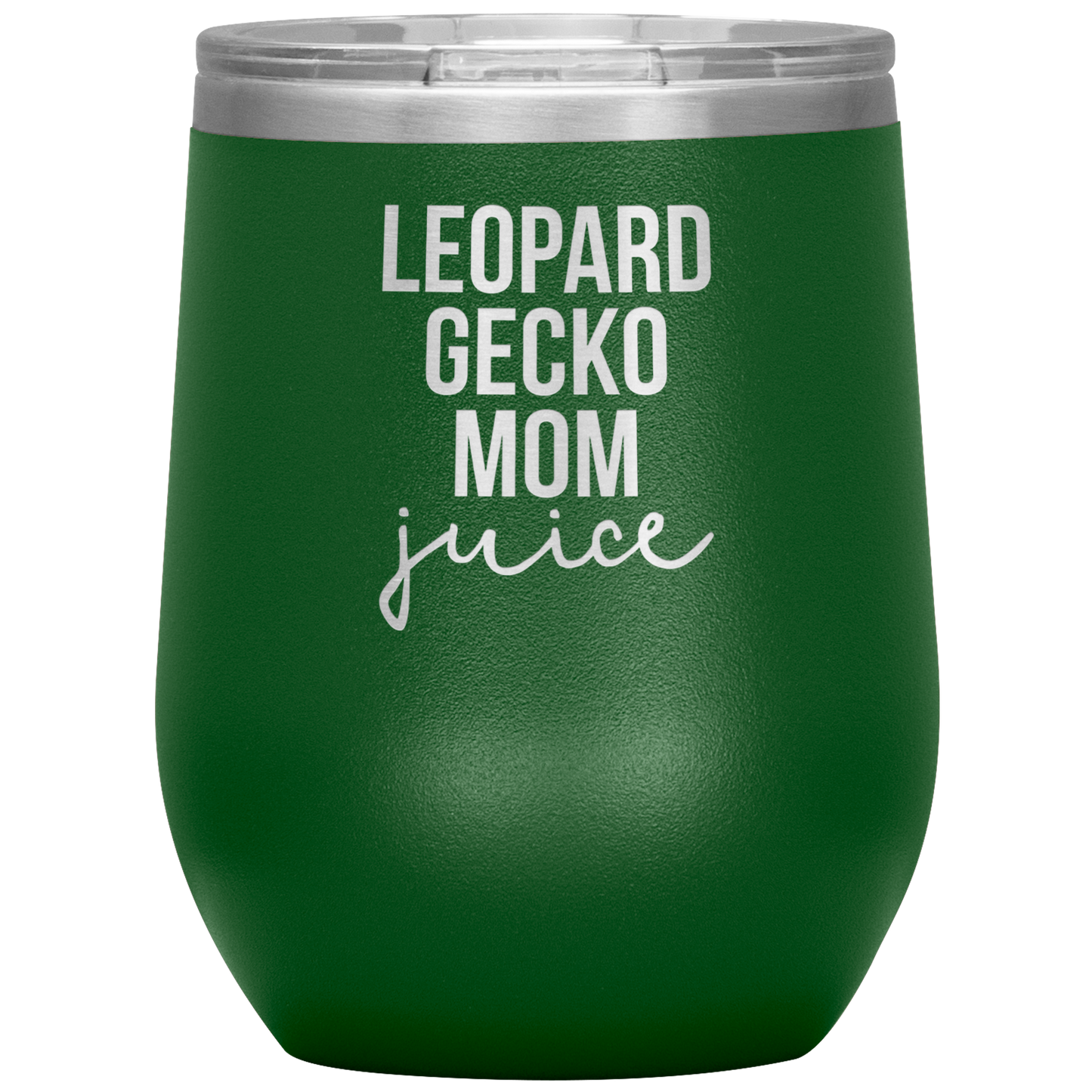 Leopard Gecko Mom Wine Tumbler, Leopard Gecko Mom Gifts, Travel Wine Cup, Birthday Gifts for Men and Women