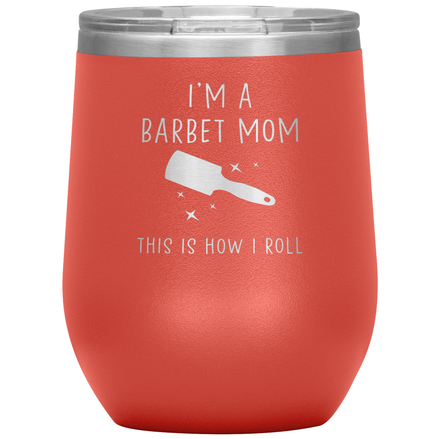 Barbet Mom Wine Tumbler, Funny Travel Wine Cup, Birthday Gifts for Men and Women