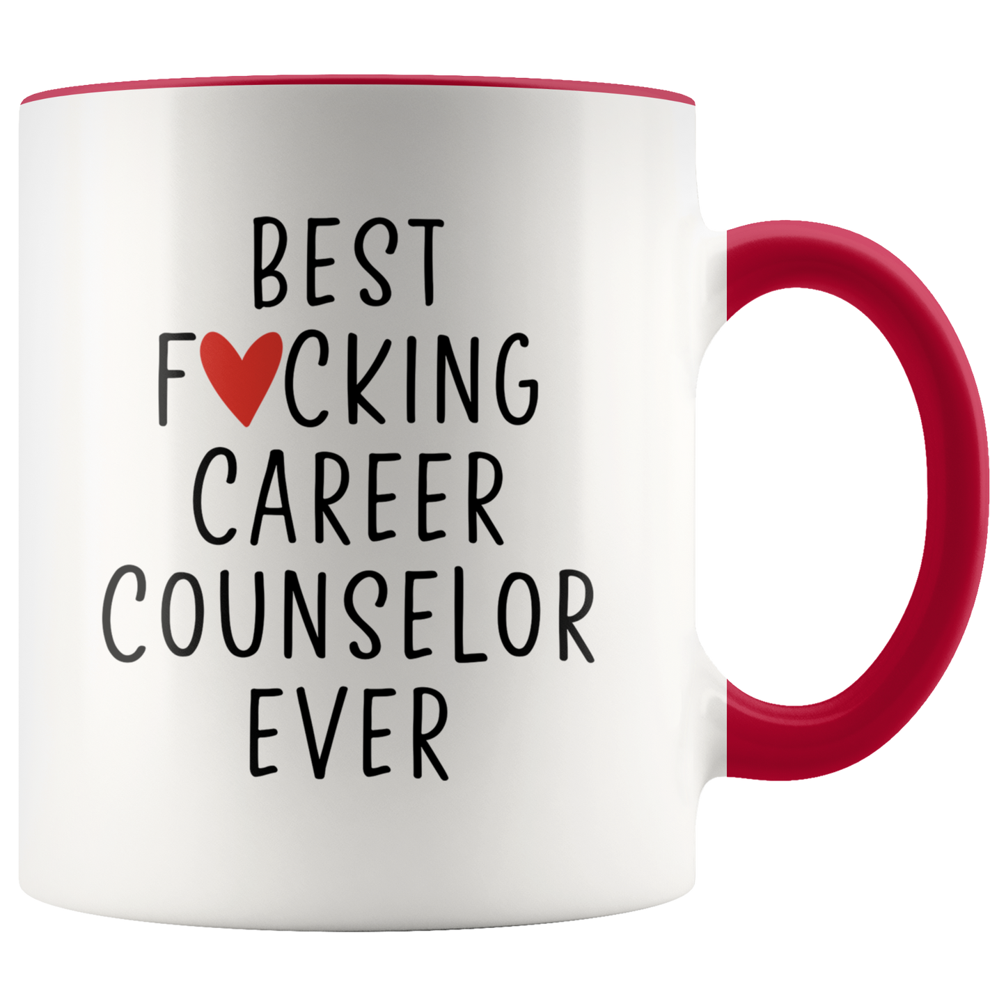 Career counselor Gifts, Coffee Mug, Two Tone Accent Cup, Birthday Gift for Men and Women