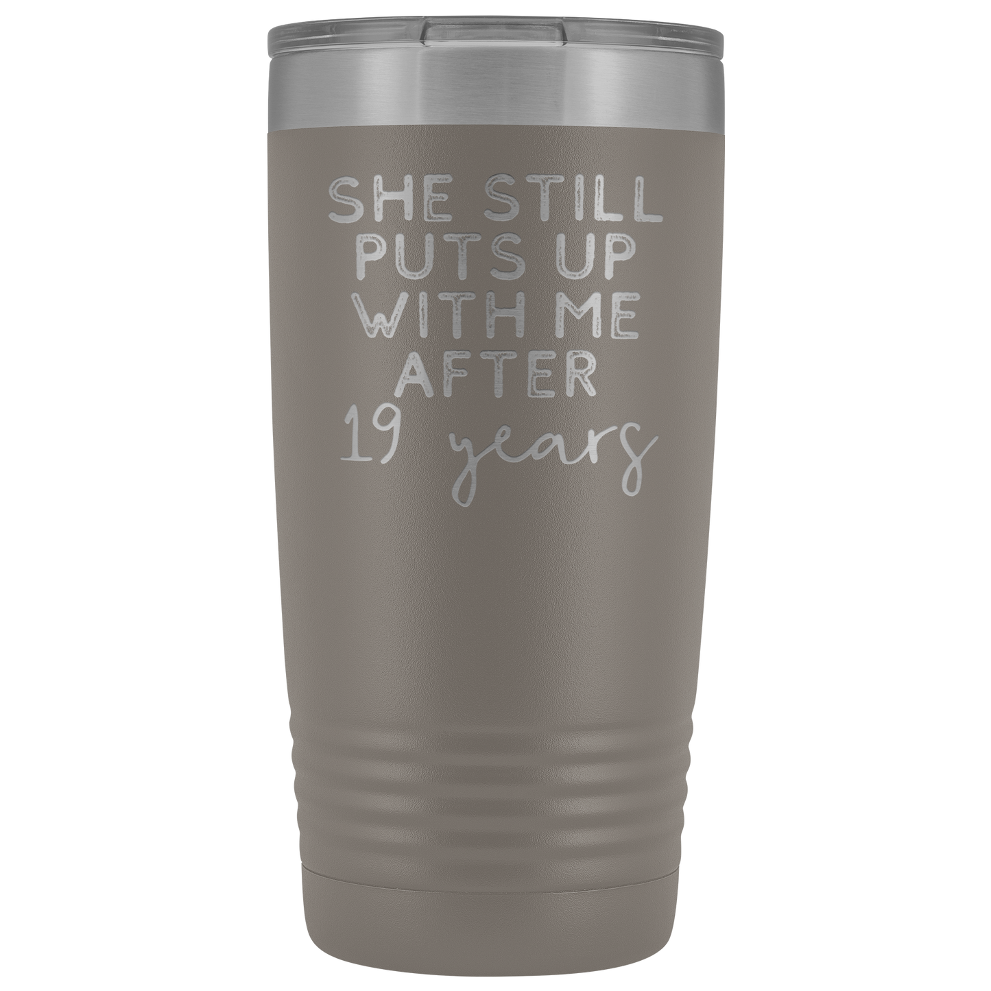 19º Aniversário Presente 19 Anos Aniversário de Casamento Café Caneca Engraçado Marido Tumbler Presentes para Ele Aniversário para Copa masculina