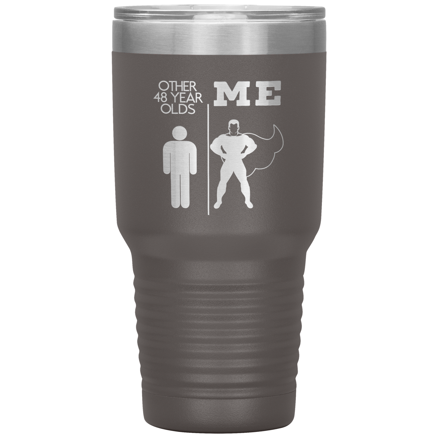 48th Birthday Tumbler, 48th Birthday Gifts, Travel Coffee Mug, Birthday Gifts for Men and Women