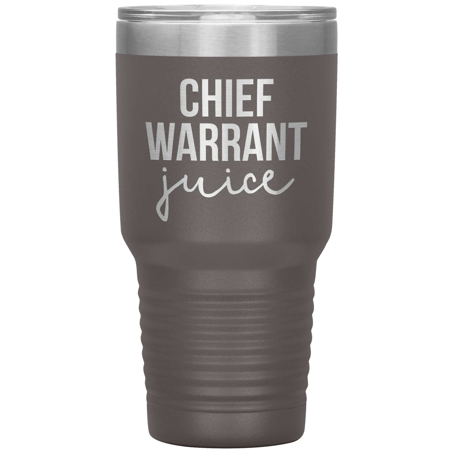 Chief Warrant Tumbler, Chief Mandado Gifts, Travel Coffee Mug, Birthday Gifts para Homens e Mulheres