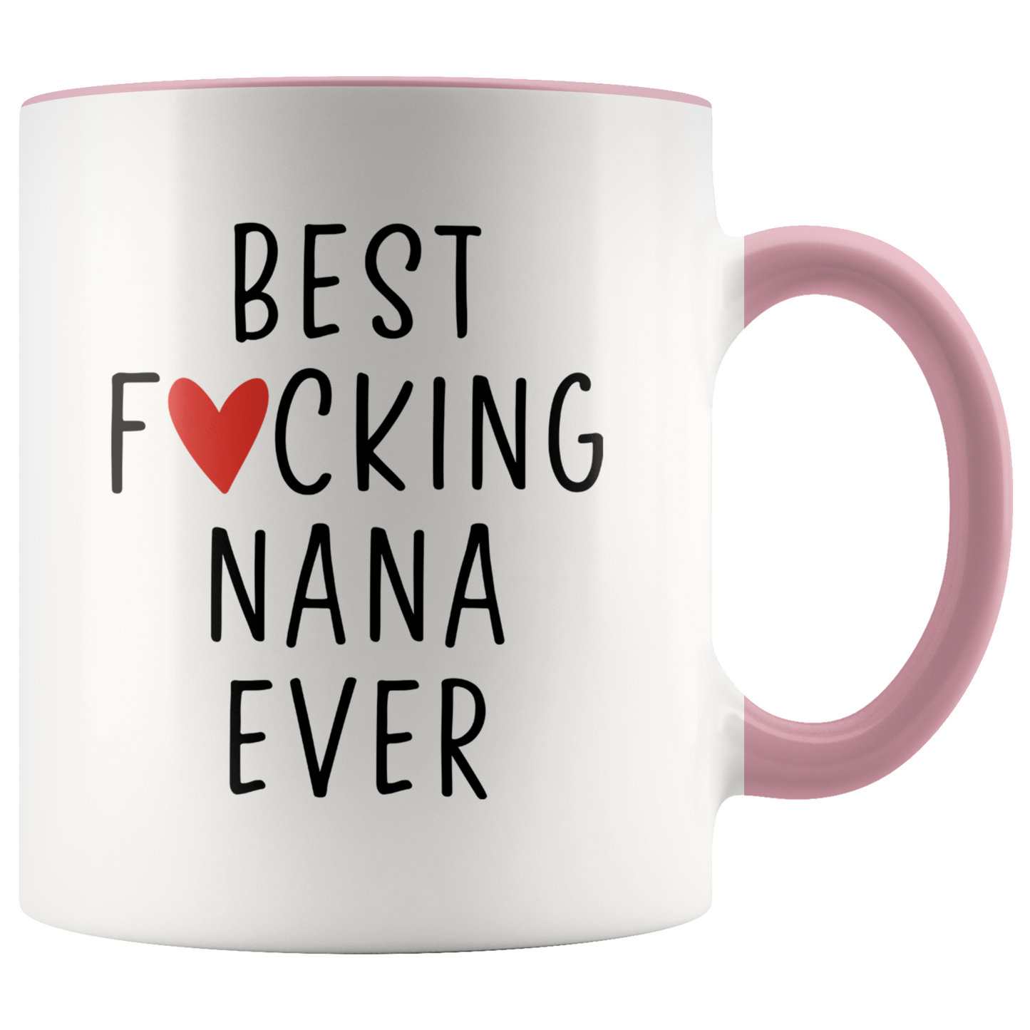 Nana Gifts, Coffee Mug, Two Tone Accent Cup, Birthday Gift for Men and Women