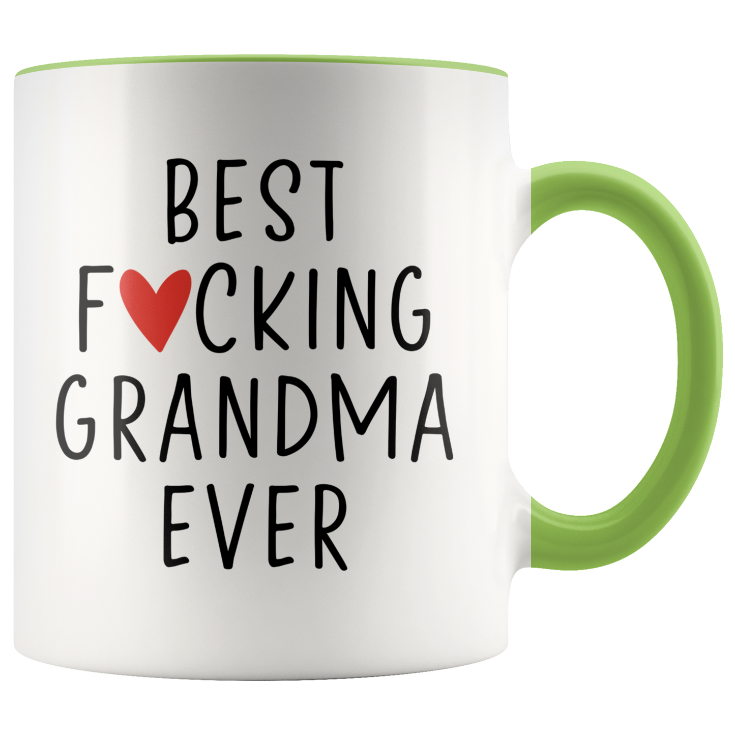 Grandma Gifts, Coffee Mug, Two Tone Accent Cup, Birthday Gift for Men and Women