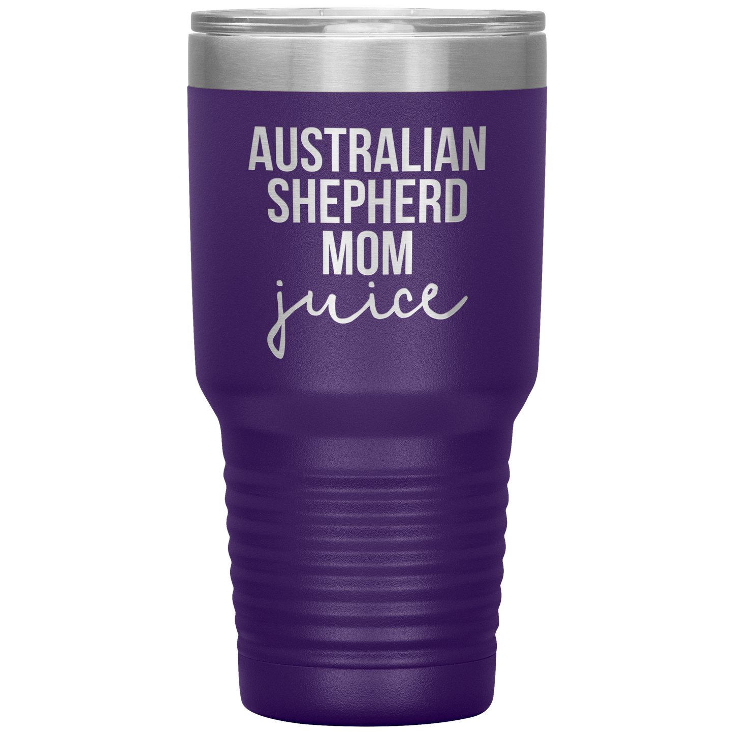 Australian Shepherd Mom Tumbler, Funny Travel Coffee Mug, Birthday Gifts for Men and Women