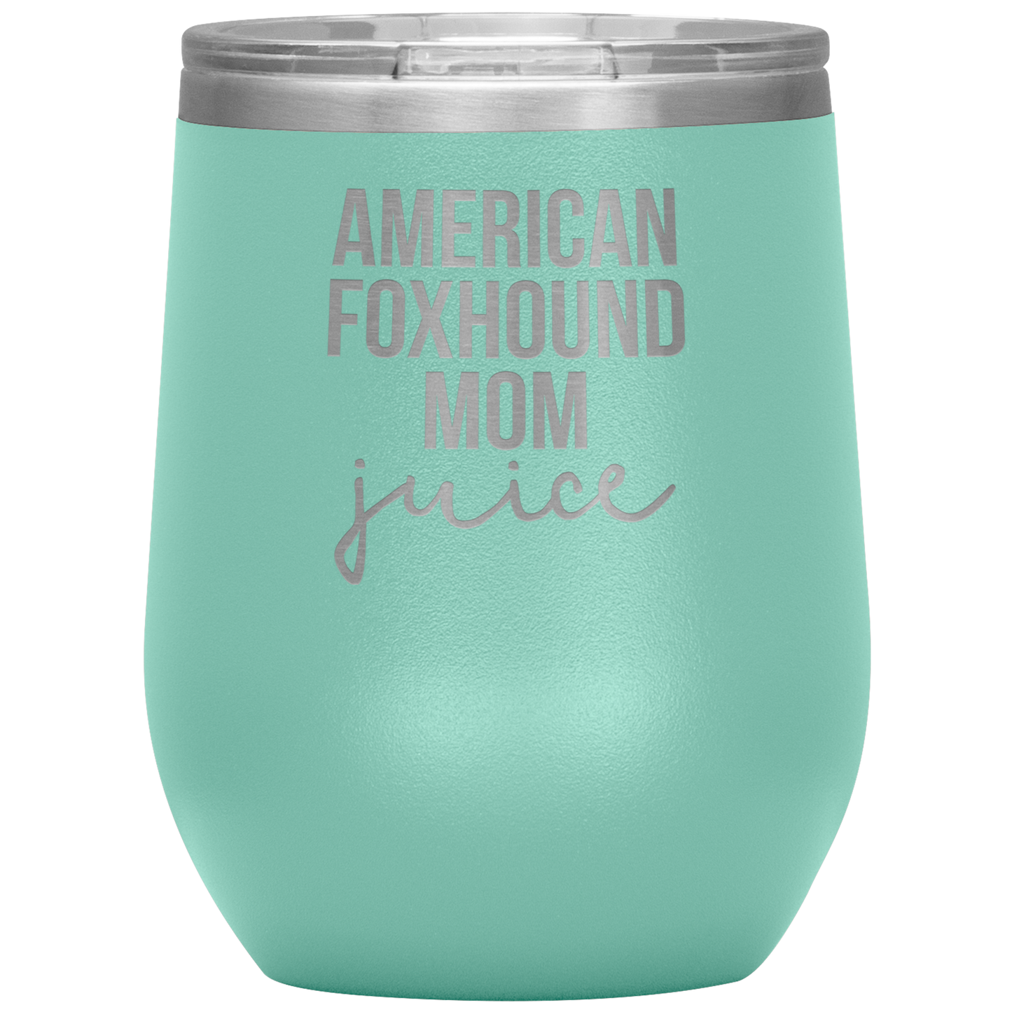 American Foxhound Mom Wine Tumbler, Funny Travel Wine Cup, Birthday Gifts for Men and Women