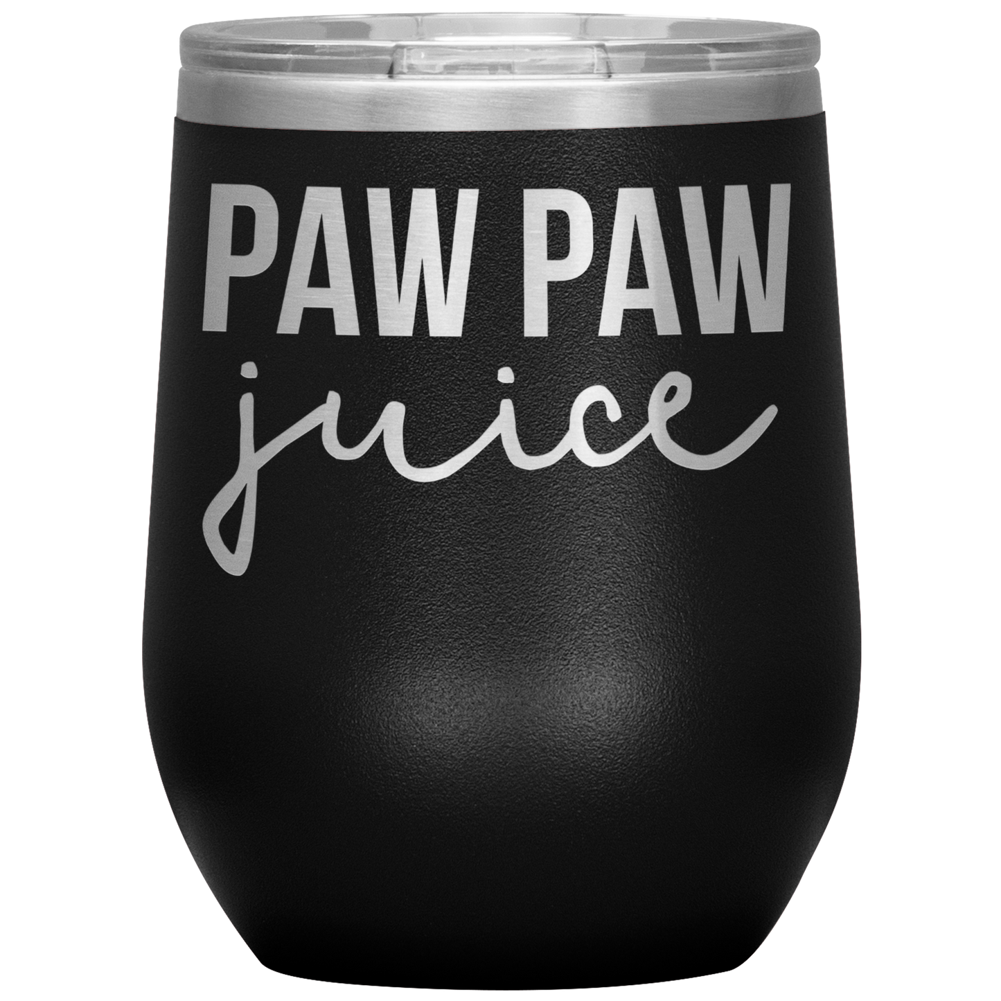 Paw Paw Wine Tumbler, Paw Paw Gifts, Travel Wine Cup, Birthday Gifts for Men and Women