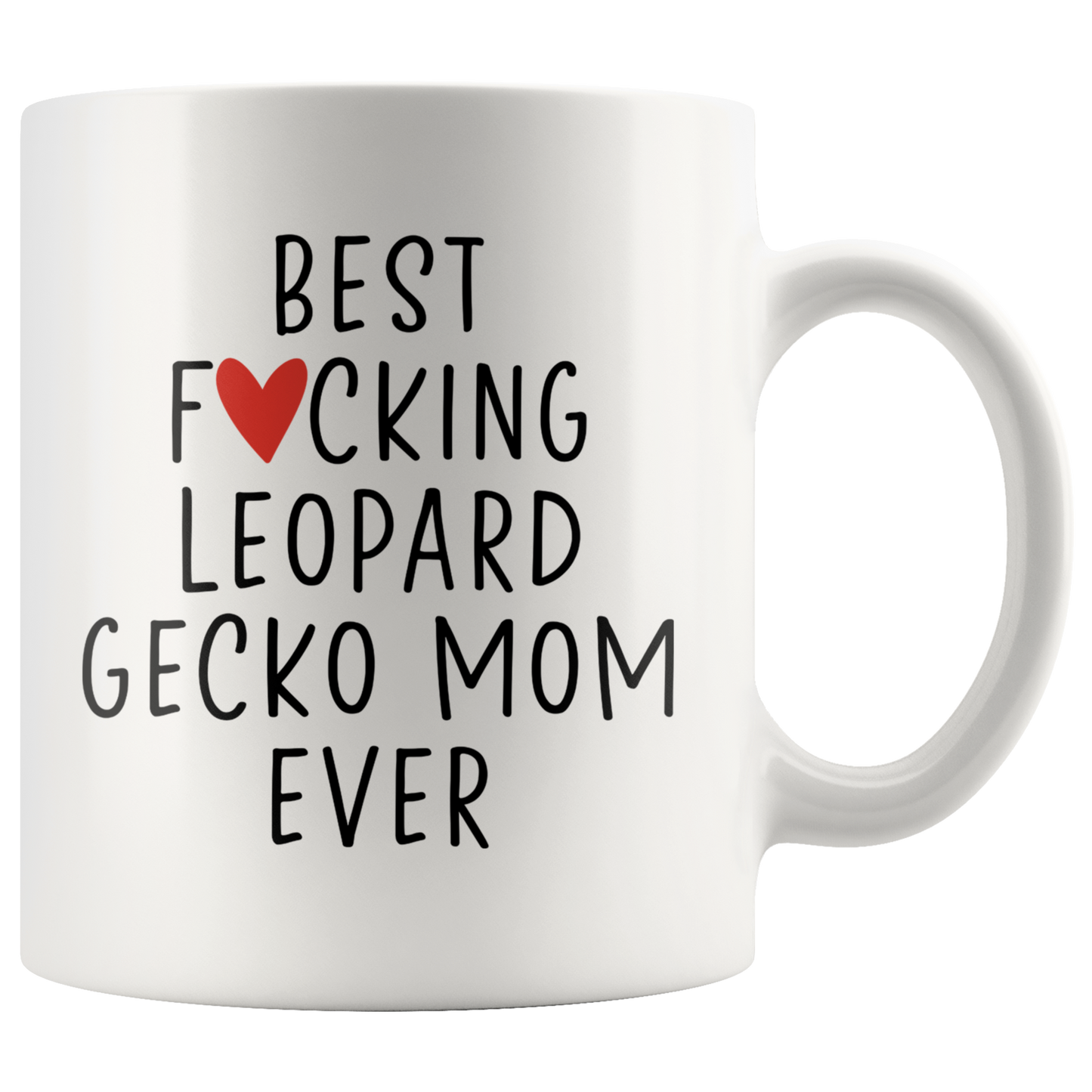 Leopard Gecko Mom Gifts, Coffee Mug, Two Tone Accent Cup, Birthday Gift for Men and Women