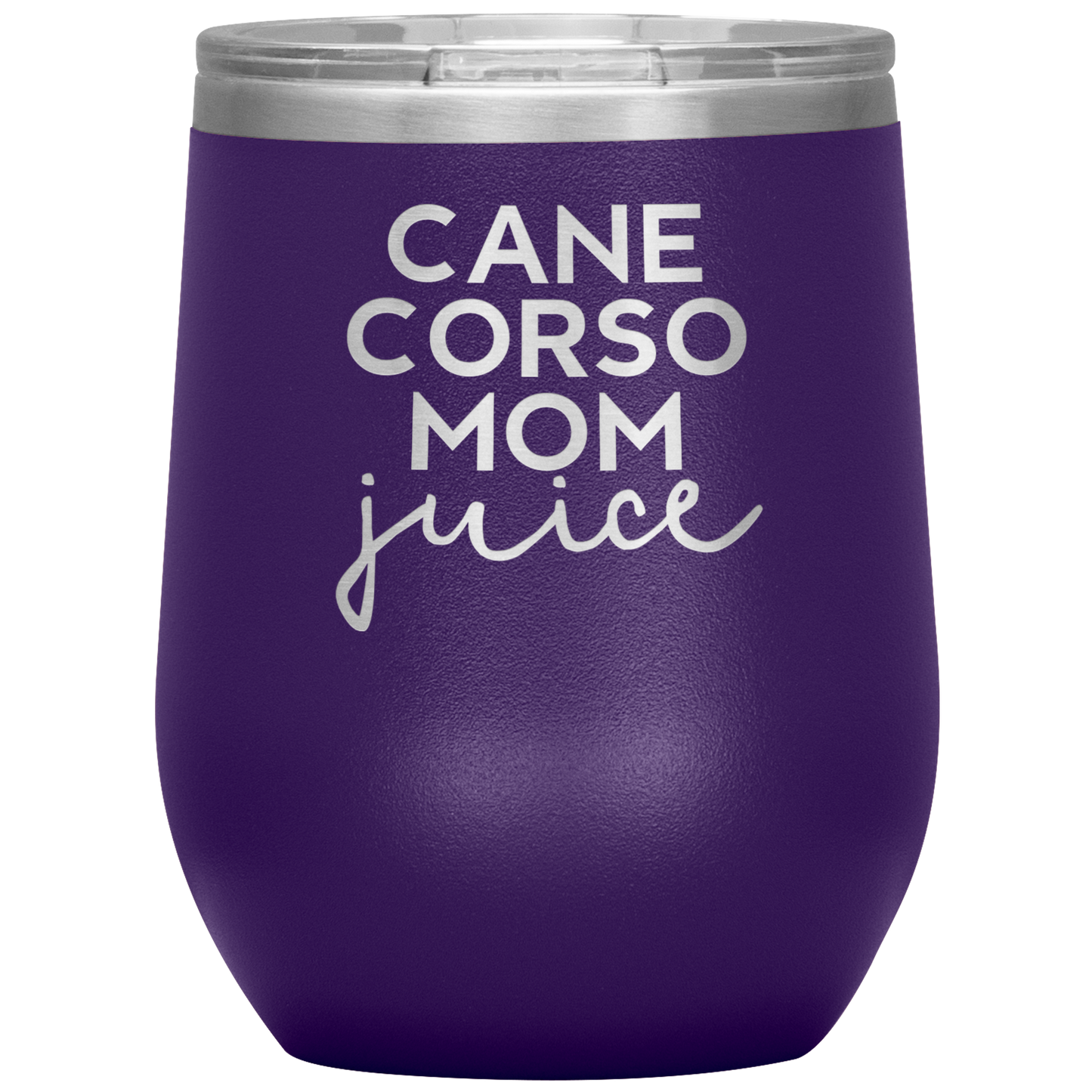 Cane Corso Mamma Wine Tumbler, Cane Corso Mamma Doni, Cane Corso Mamma Wine Cup, Regali di compleanno per Uomini e Donne