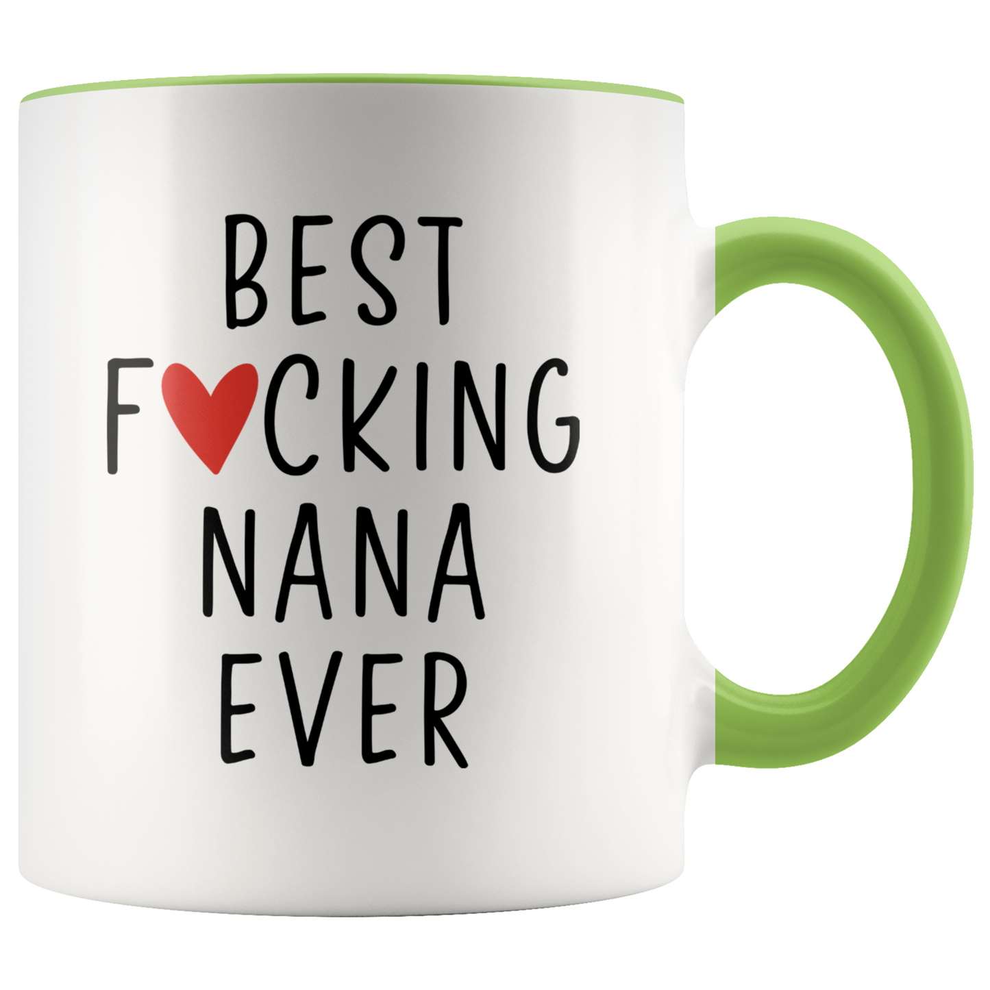 Nana Gifts, Coffee Mug, Two Tone Accent Cup, Birthday Gift for Men and Women