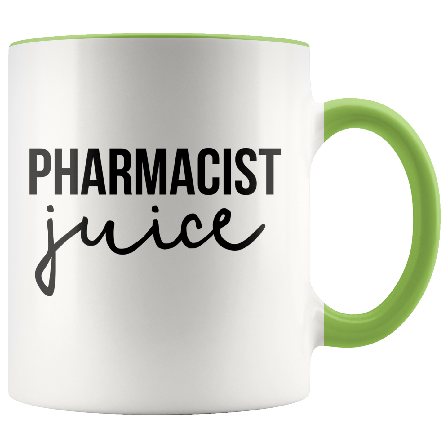 Pharmacist Gifts, Coffee Mug, Two Tone Accent Cup, Birthday Gift for Men and Women