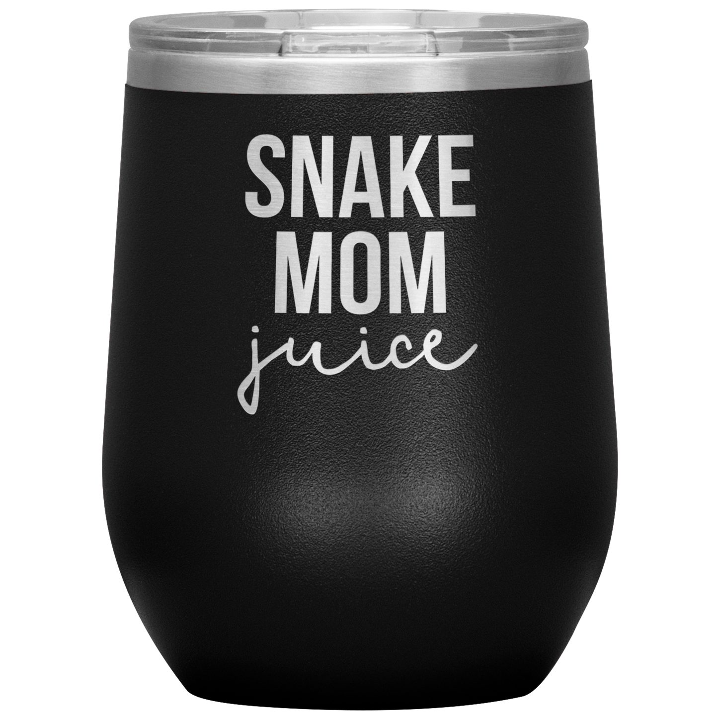 Snake Mom Wine Tumbler, Snake Mom Gifts, Travel Wine Cup, Birthday Gifts for Men and Women