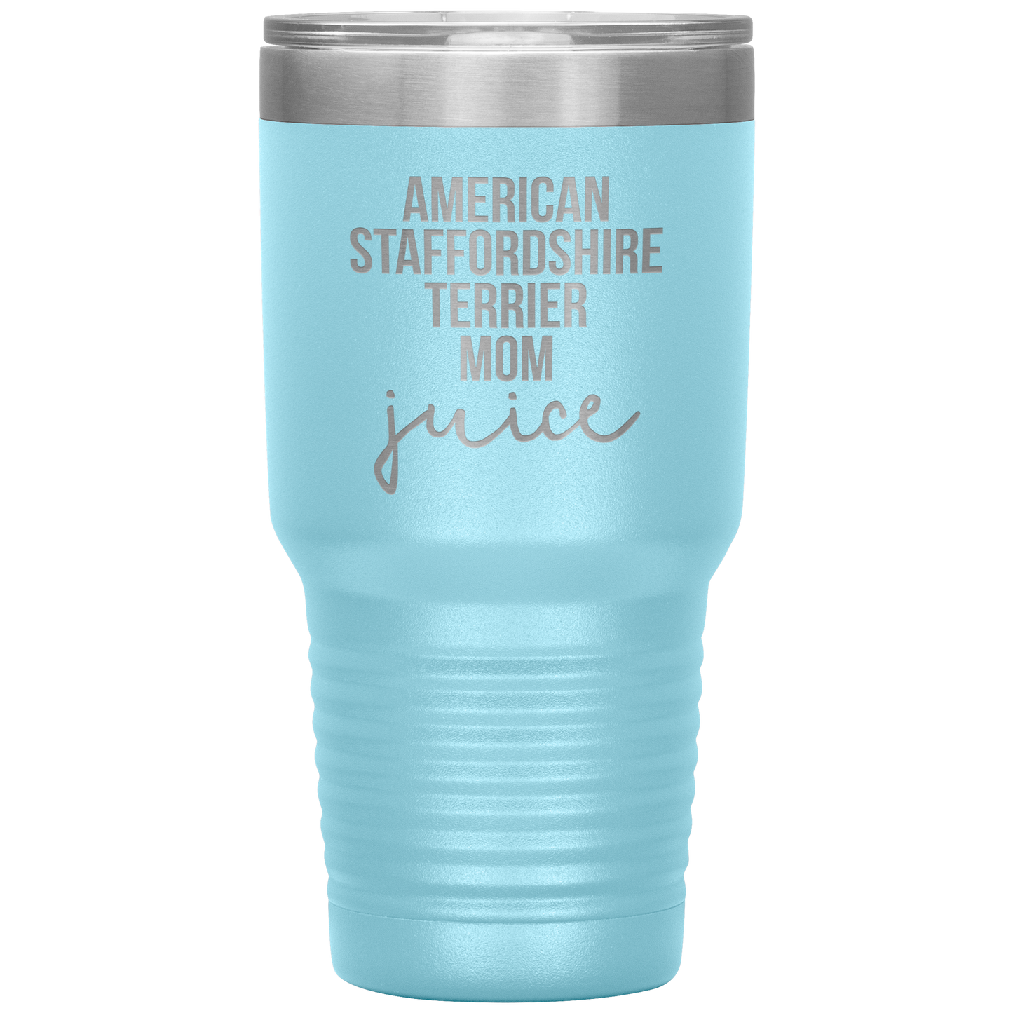 American Staffordshire Terrier Mom Tumbler, Funny Travel Coffee Mug, Birthday Gifts for Men and Women