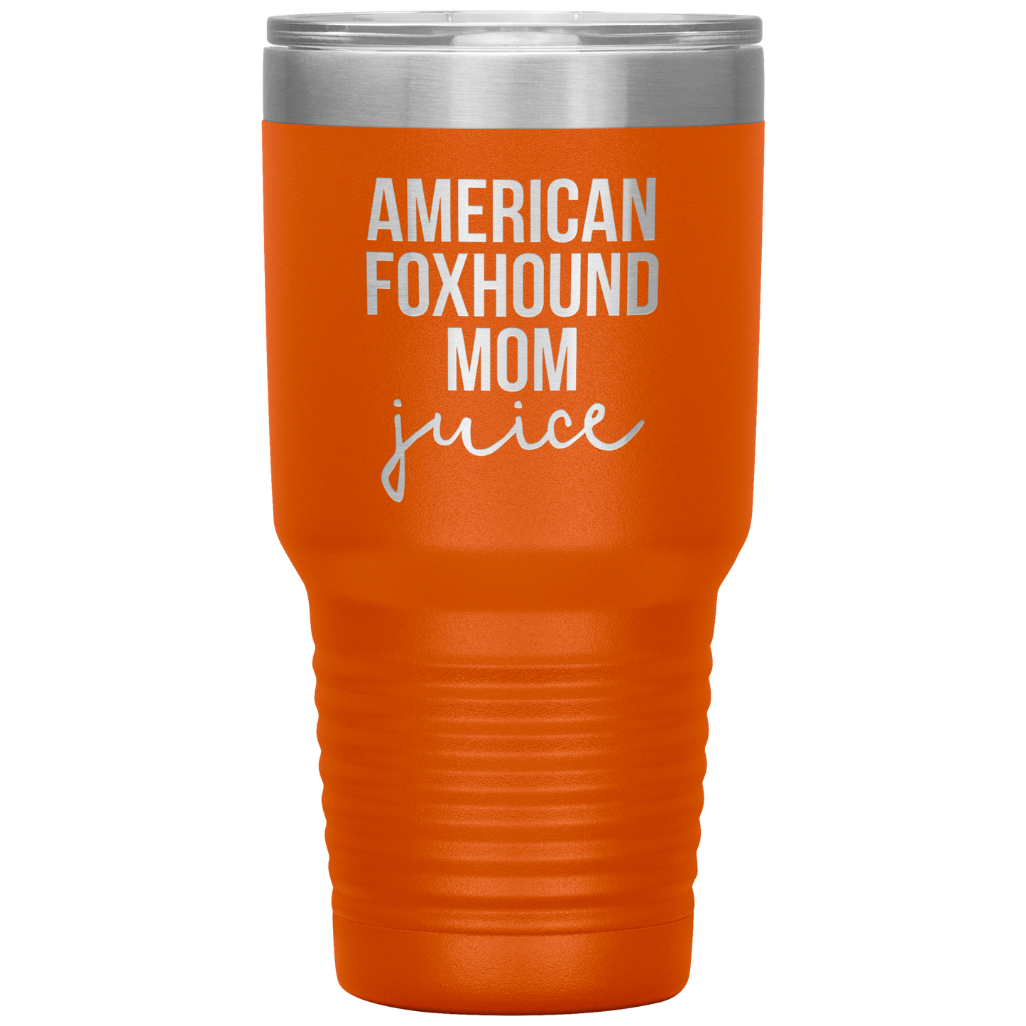 American Foxhound Mom Tumbler, Funny Travel Coffee Mug, Birthday Gifts for Men and Women