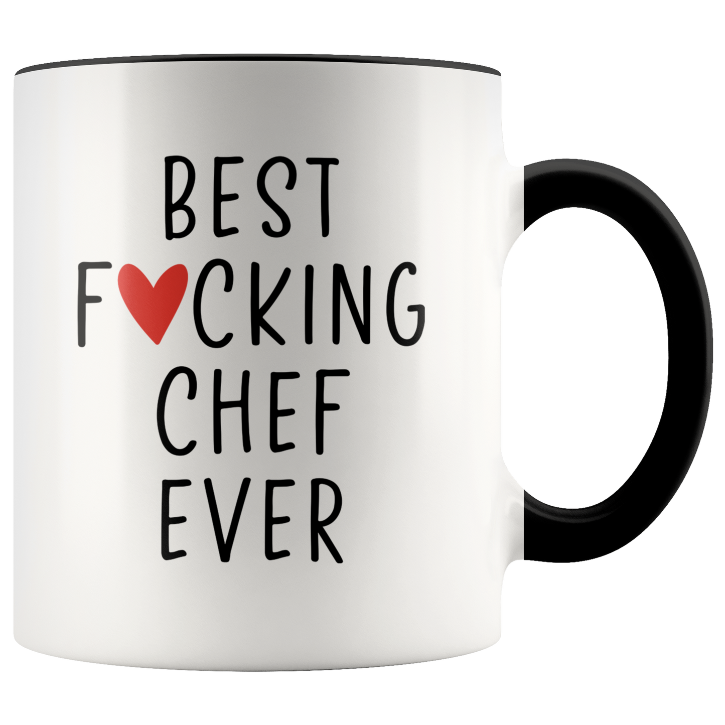 Chef Gifts, Funny Coffee Mug, Appreciation Two Tone Accent Cup, Birthday Gift for Men and Women