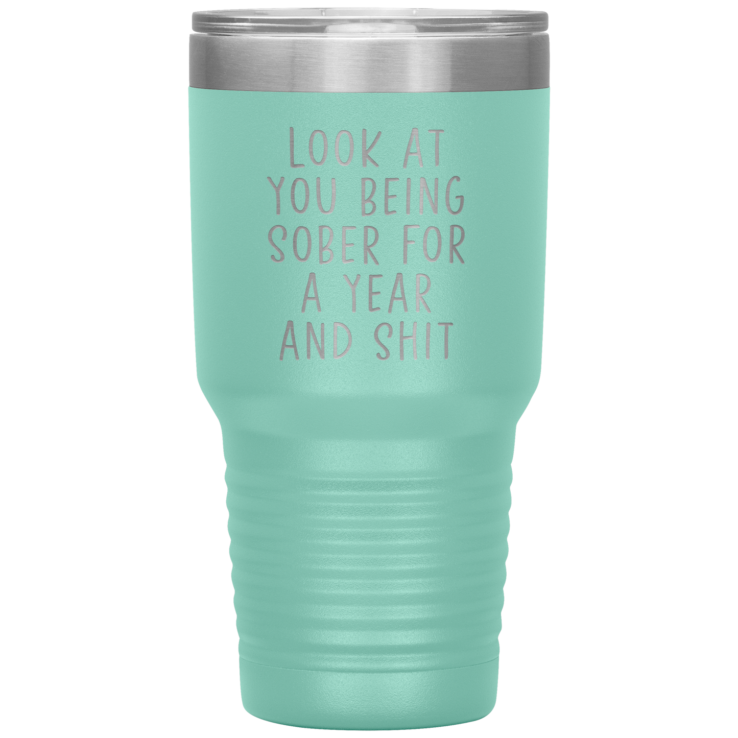 1 Year Sober Tumbler, 1 Year Sober Gifts, 1 Year Sober Coffee Mug, Sobriety Gifts for Men and Women