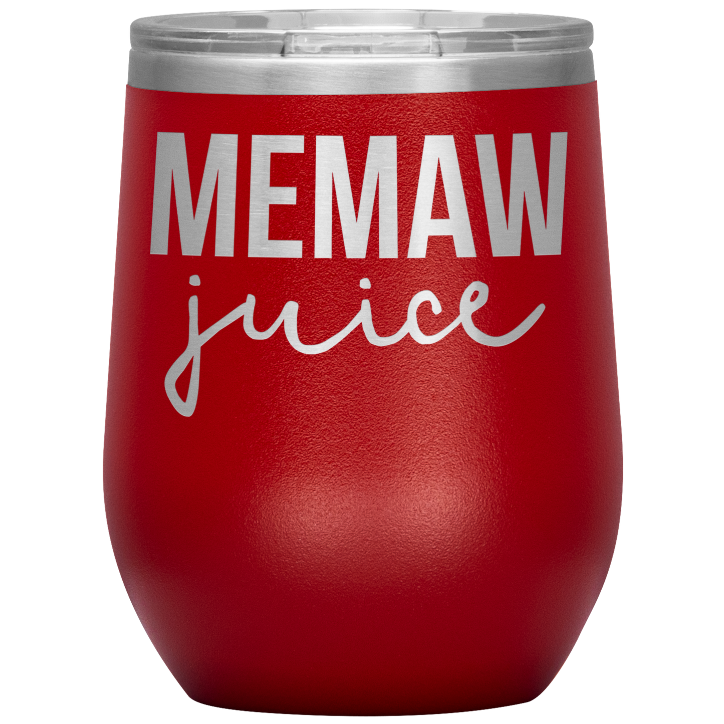 Memaw Wine Tumbler, Memaw Gifts, Travel Wine Cup, Cadeaux d’anniversaire pour hommes et femmes