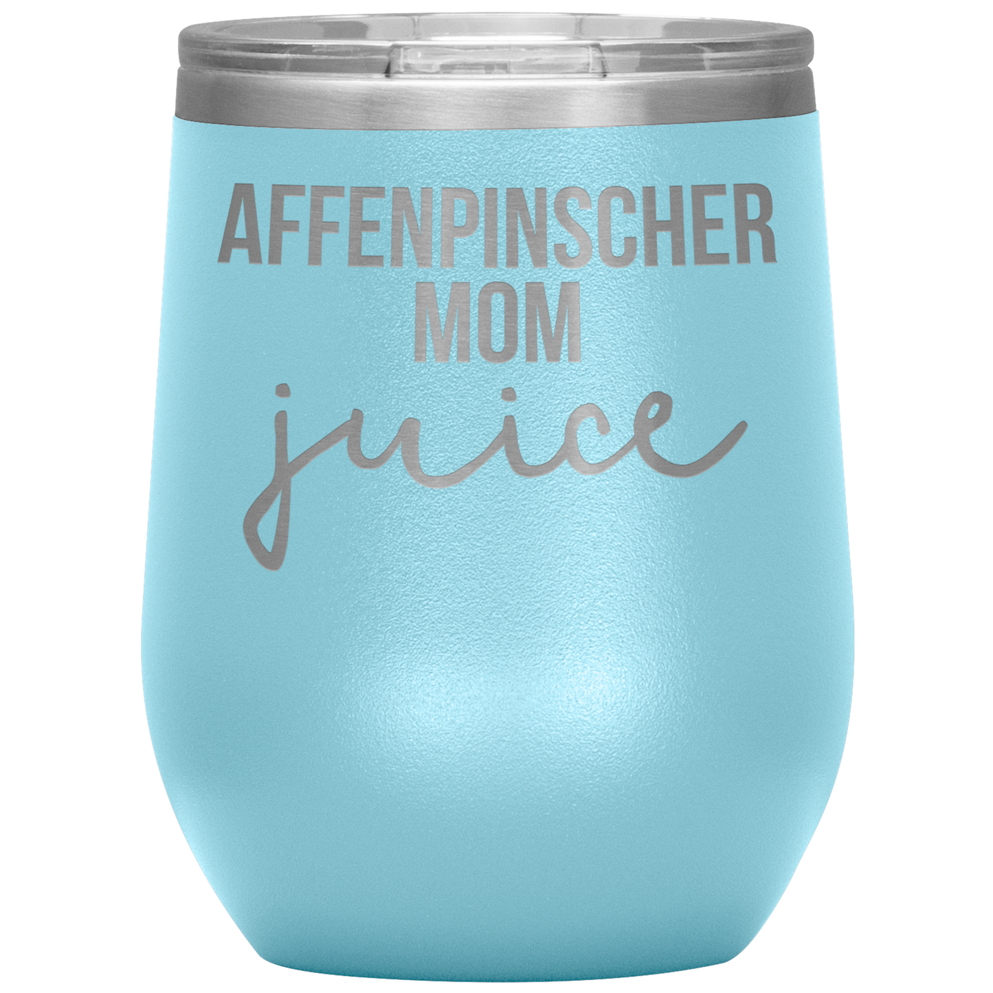 Affenpinscher Mom Wine Tumbler, Funny Travel Wine Cup, Birthday Gifts for Men and Women