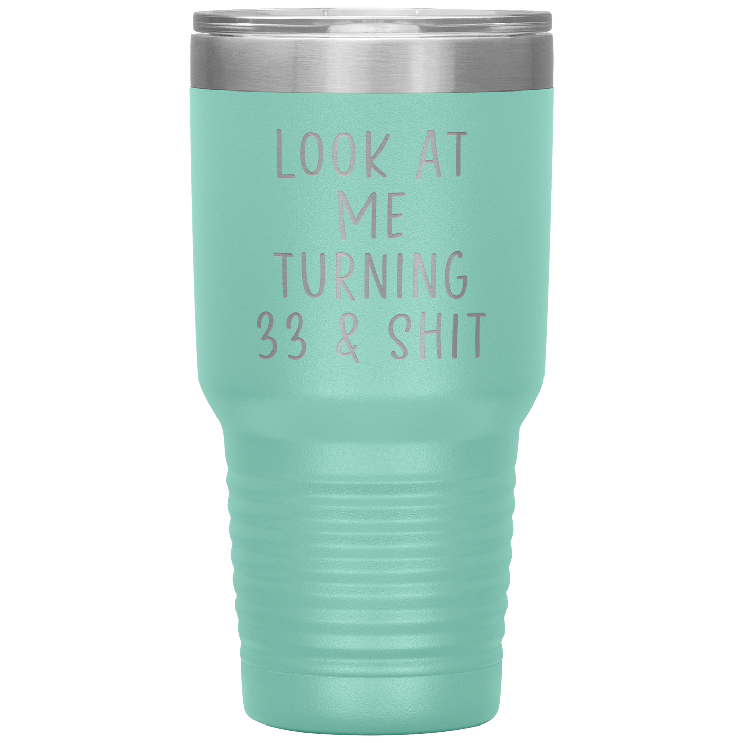 33ème anniversaire Tumbler, 33ème anniversaire Cadeaux, Tasse de café de voyage, cadeaux d’anniversaire pour les hommes et les femmes