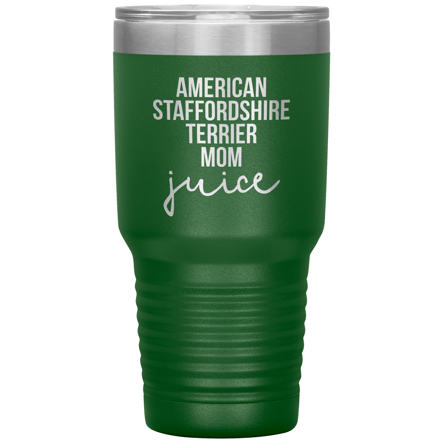 American Staffordshire Terrier Mom Tumbler, Funny Travel Coffee Mug, Birthday Gifts for Men and Women