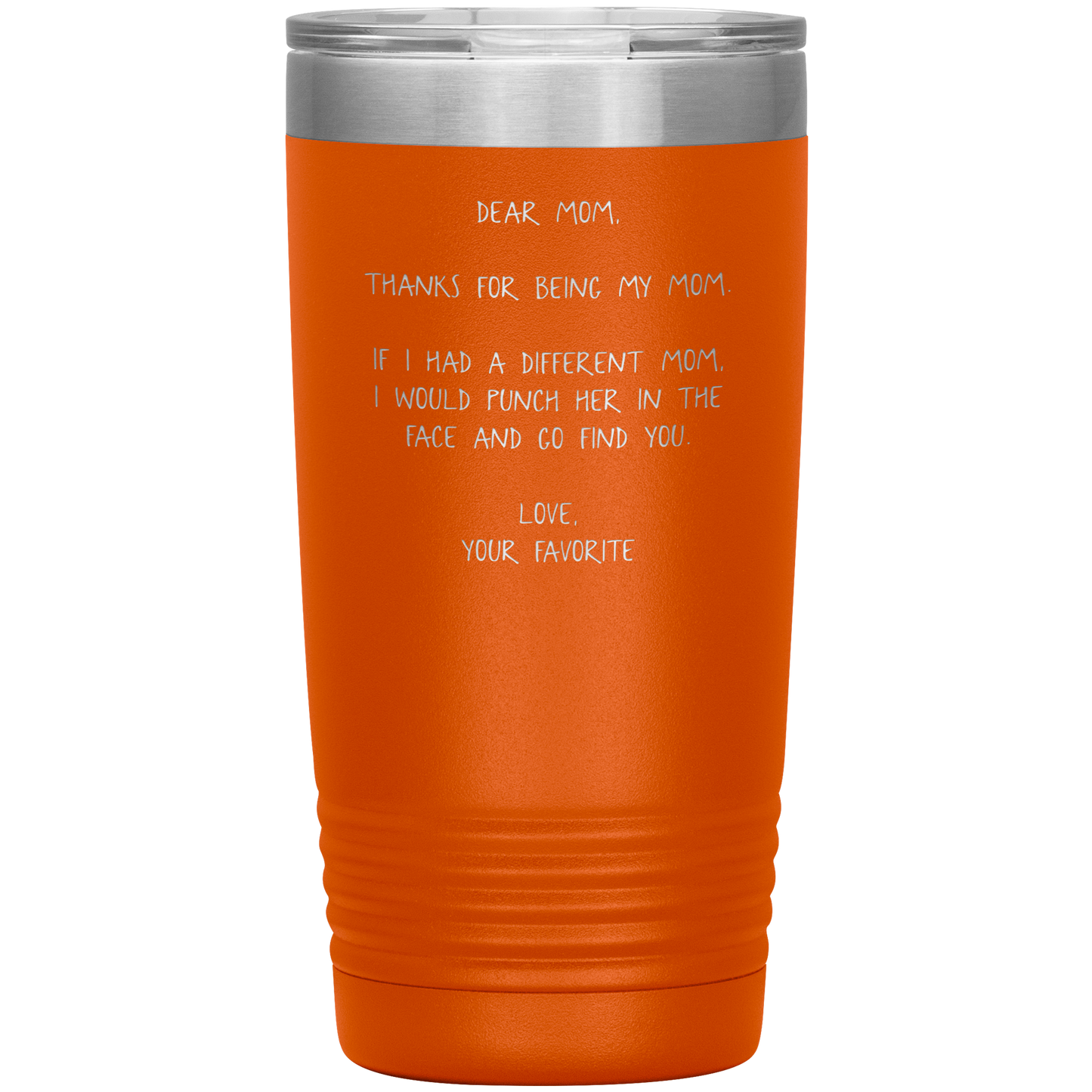 Mom Tumbler, Funny Travel Coffee Mug, Birthday Gifts for Men and Women