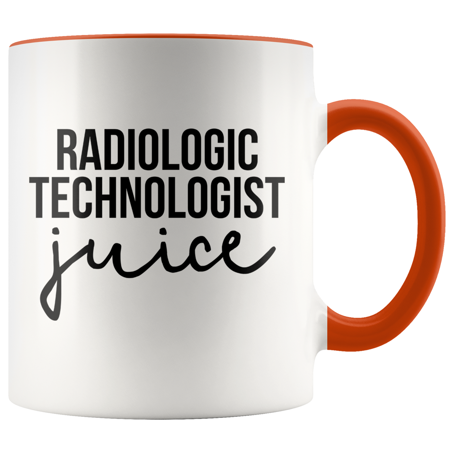 Radiologic Technologist Gifts, Coffee Mug, Two Tone Accent Cup, Birthday Gift for Men and Women