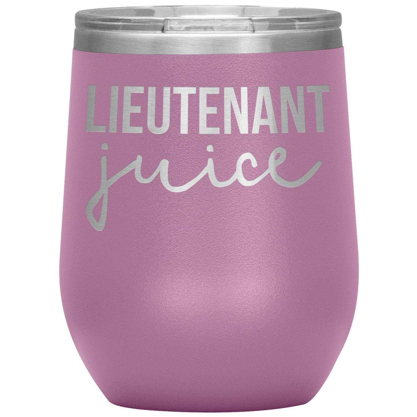 Lieutenant Wine Tumbler, Lieutenant Gifts, Travel Wine Cup, Birthday Gifts for Men and Women