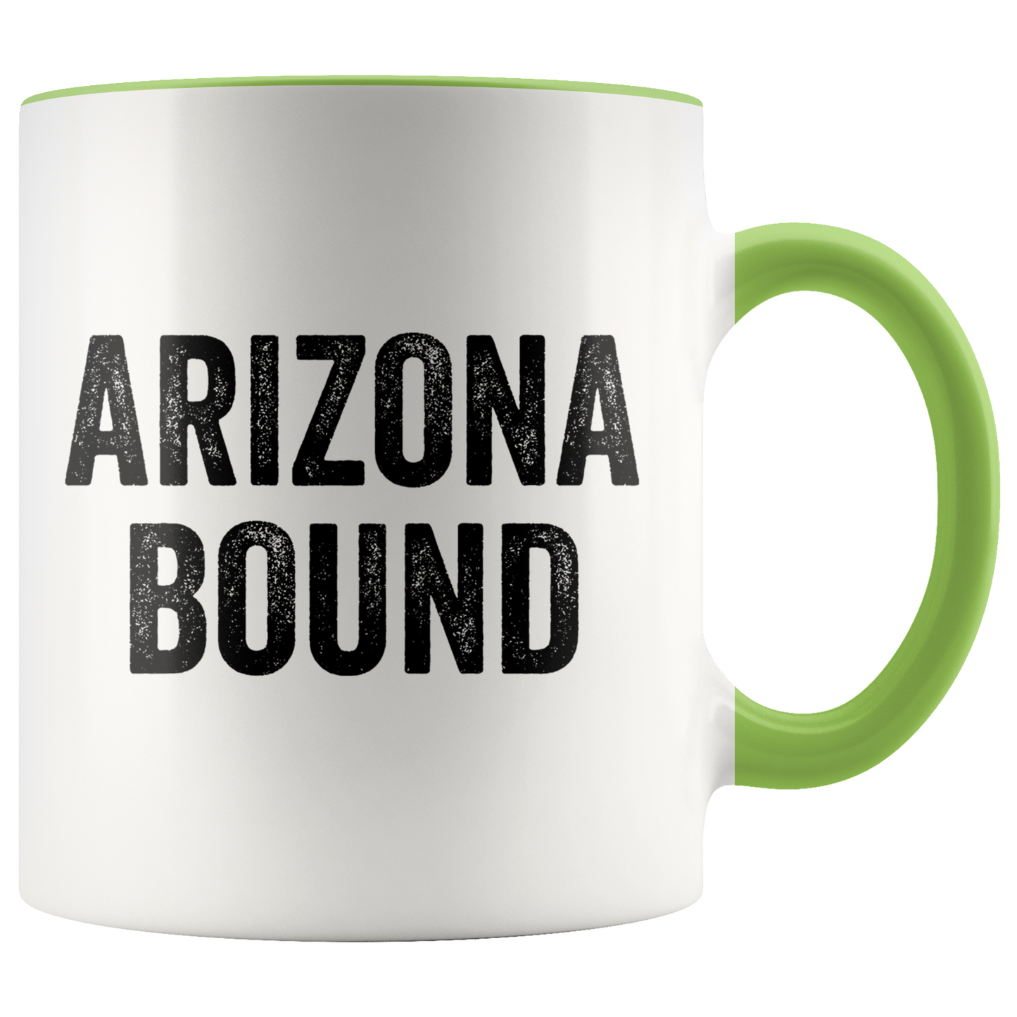 Moving to Arizona Gifts, Coffee Mug, Two Tone Accent Cup, Birthday Gift for Men and Women