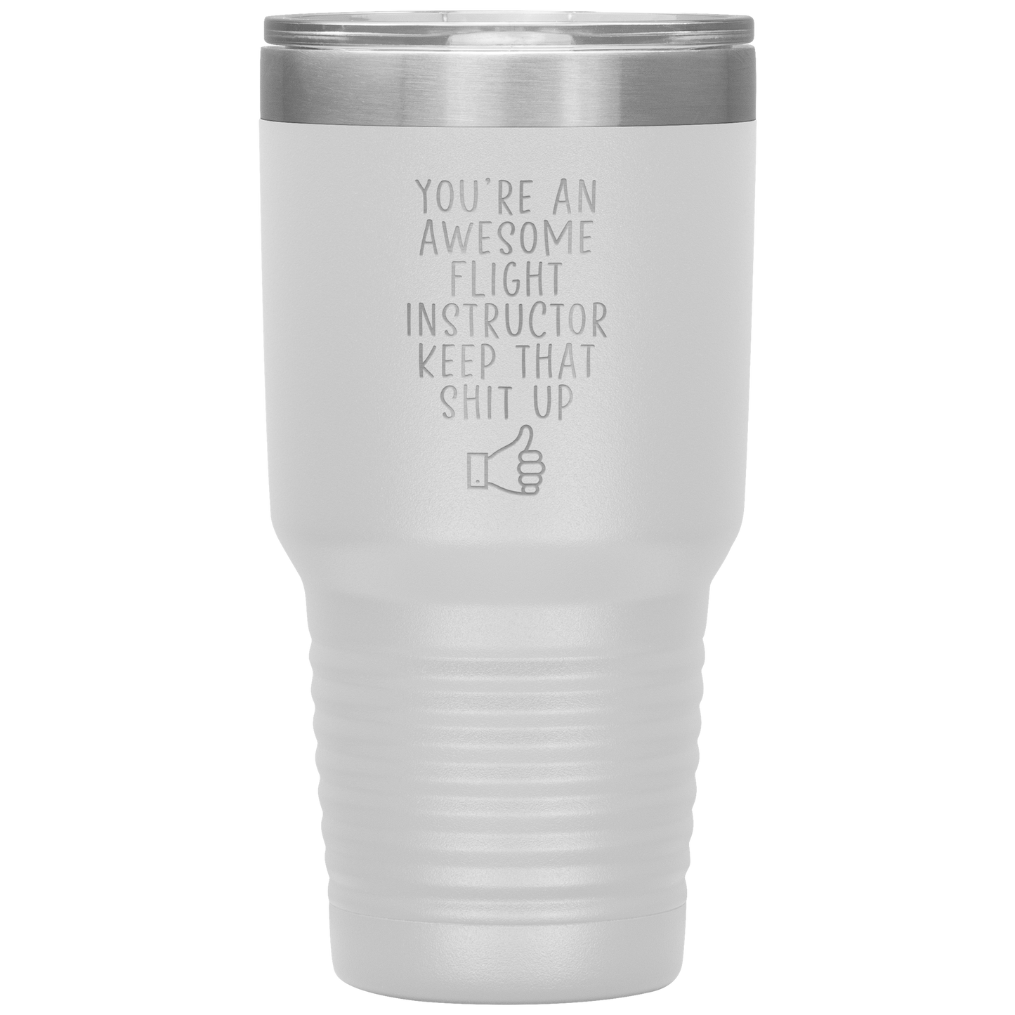 Instructeur de vol Tumbler, Dons d'instructeur de vol, Mug de café de voyage, Cadeaux d'anniversaire pour les hommes et les femmes