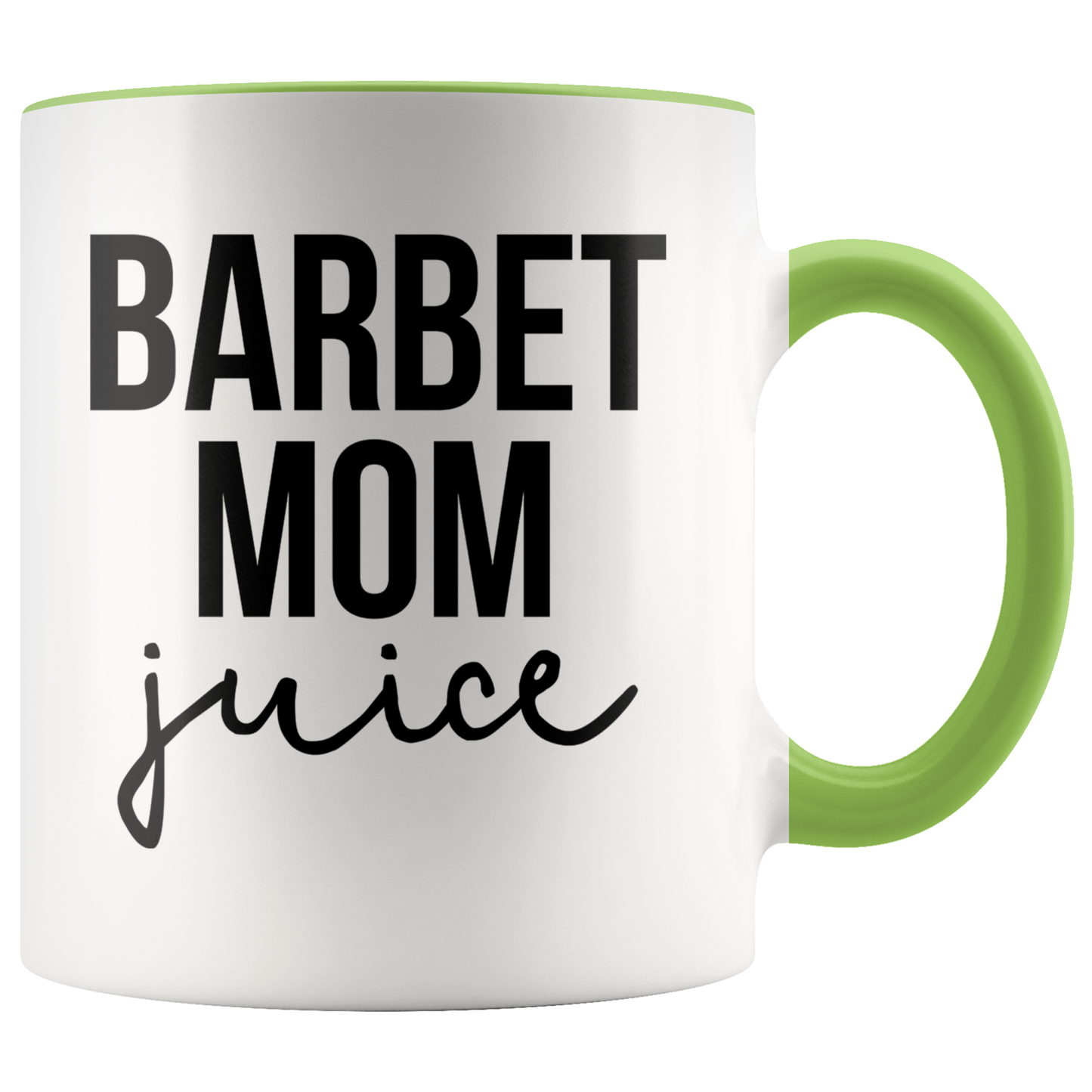 Barbet Mom Gifts, Coffee Mug, Two Tone Accent Cup, Birthday Gift for Men and Women