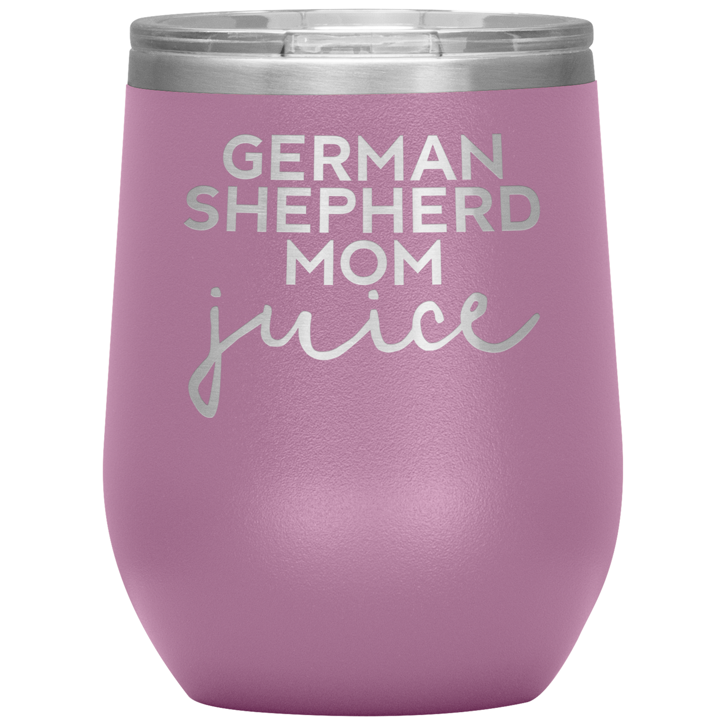 German Shepherd Mom Wine Tumbler, German Shepherd Mom Gifts, Travel Wine Cup, Birthday Gifts for Men and Women