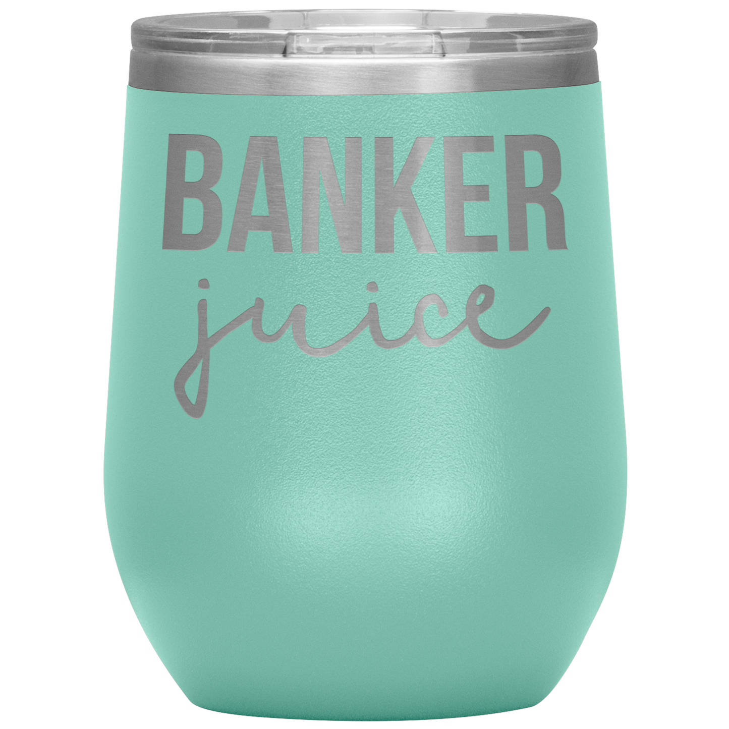 Banker Wine Tumbler, Funny Gifts, Travel Wine Cup, Birthday Gifts for Men and Women