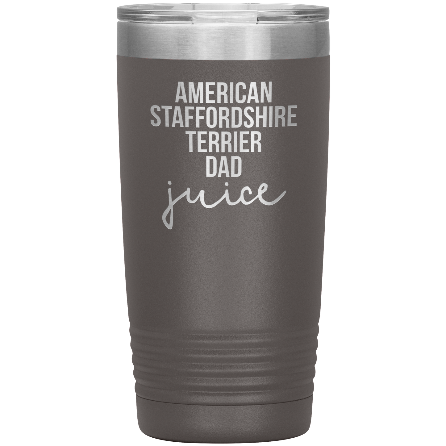 American Staffordshire Terrier Dad Tumbler, Funny Travel Coffee Mug, Birthday Gifts for Men and Women