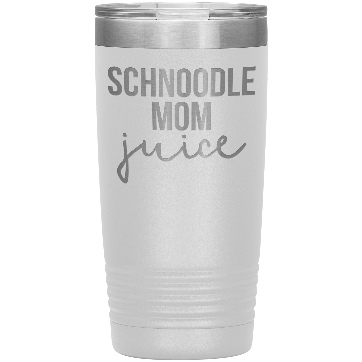 Vaso de la mamá de Schnoodle, regalos de la mamá de Schnoodle, jarra para café de viajes, regalos del cumpleaños para hombres y mujeres