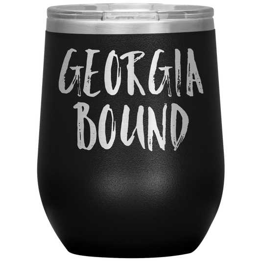 Moving to Georgia Wine Tumbler, Moving to Georgia Gifts, Travel Wine Cup, Birthday Gifts for Men and Women