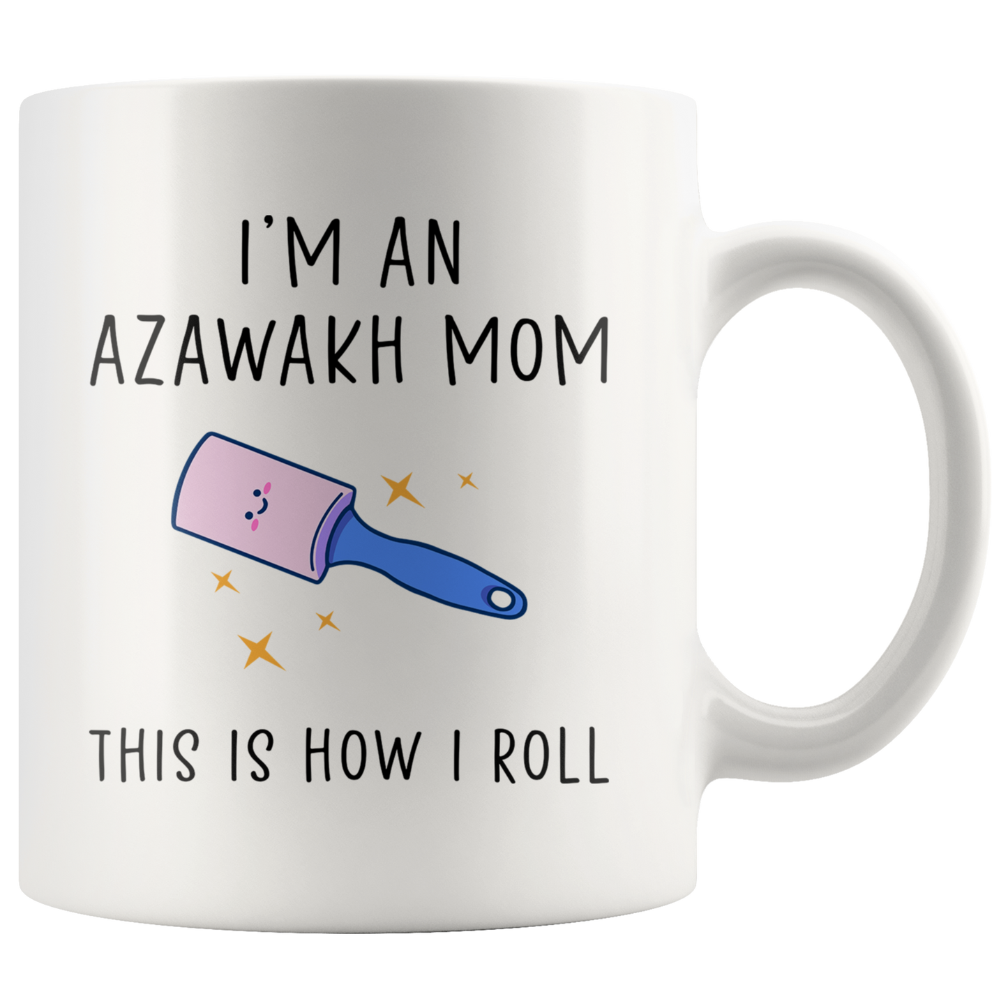 Azawakh Mom Gifts, Coffee Mug, Two Tone Accent Cup, Birthday Gift for Men and Women