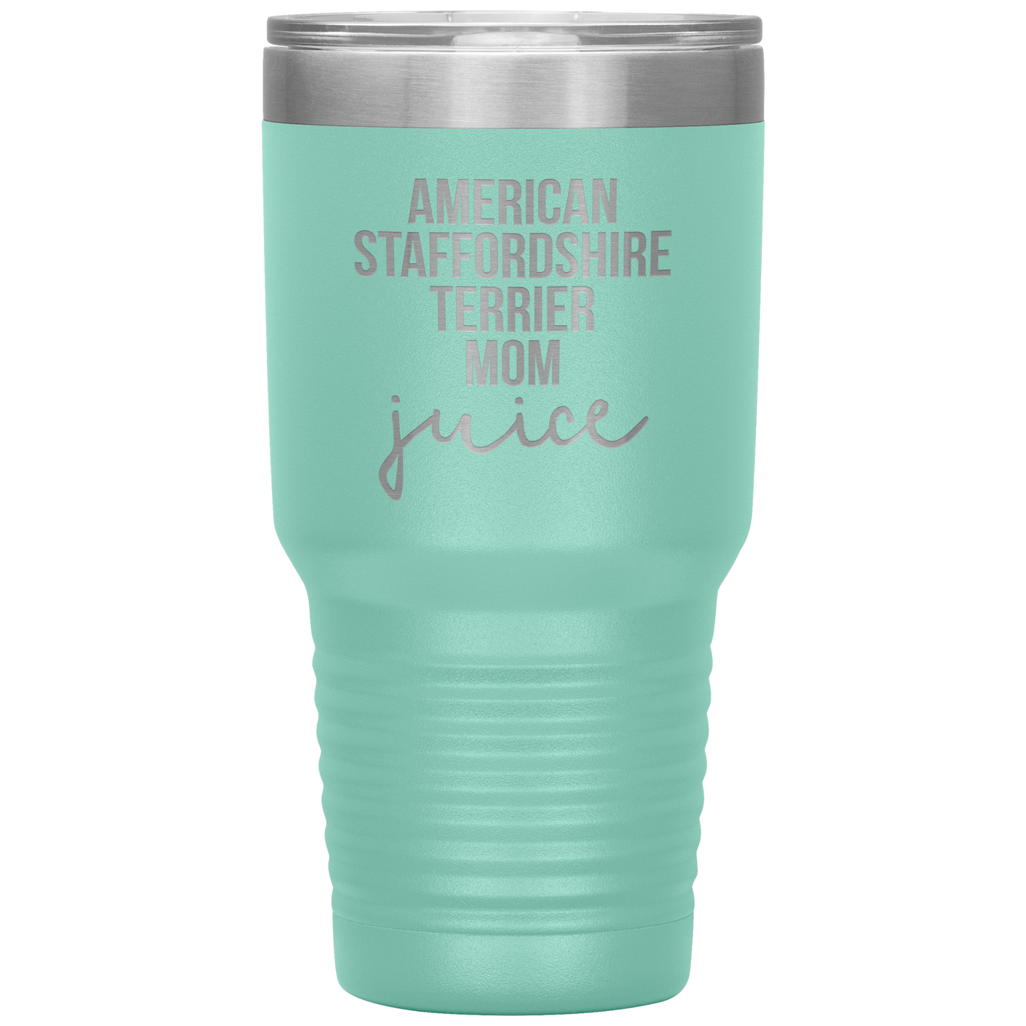 American Staffordshire Terrier Mom Tumbler, Funny Travel Coffee Mug, Birthday Gifts for Men and Women