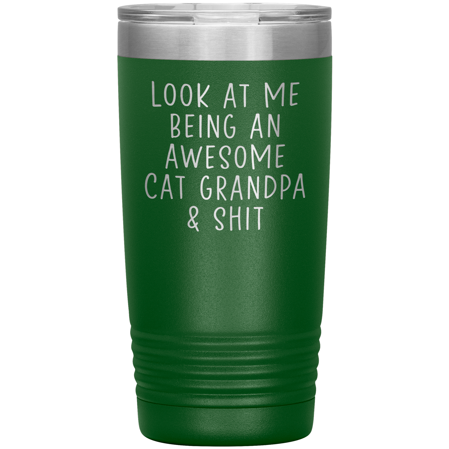 Cat Grandpa Gifts, Coffee Mug, Tumbler, Birthday Gifts for Men and Women