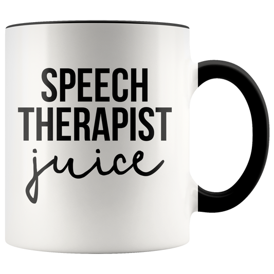 Speech Therapist Gifts, Coffee Mug, Two Tone Accent Cup, Birthday Gift for Men and Women