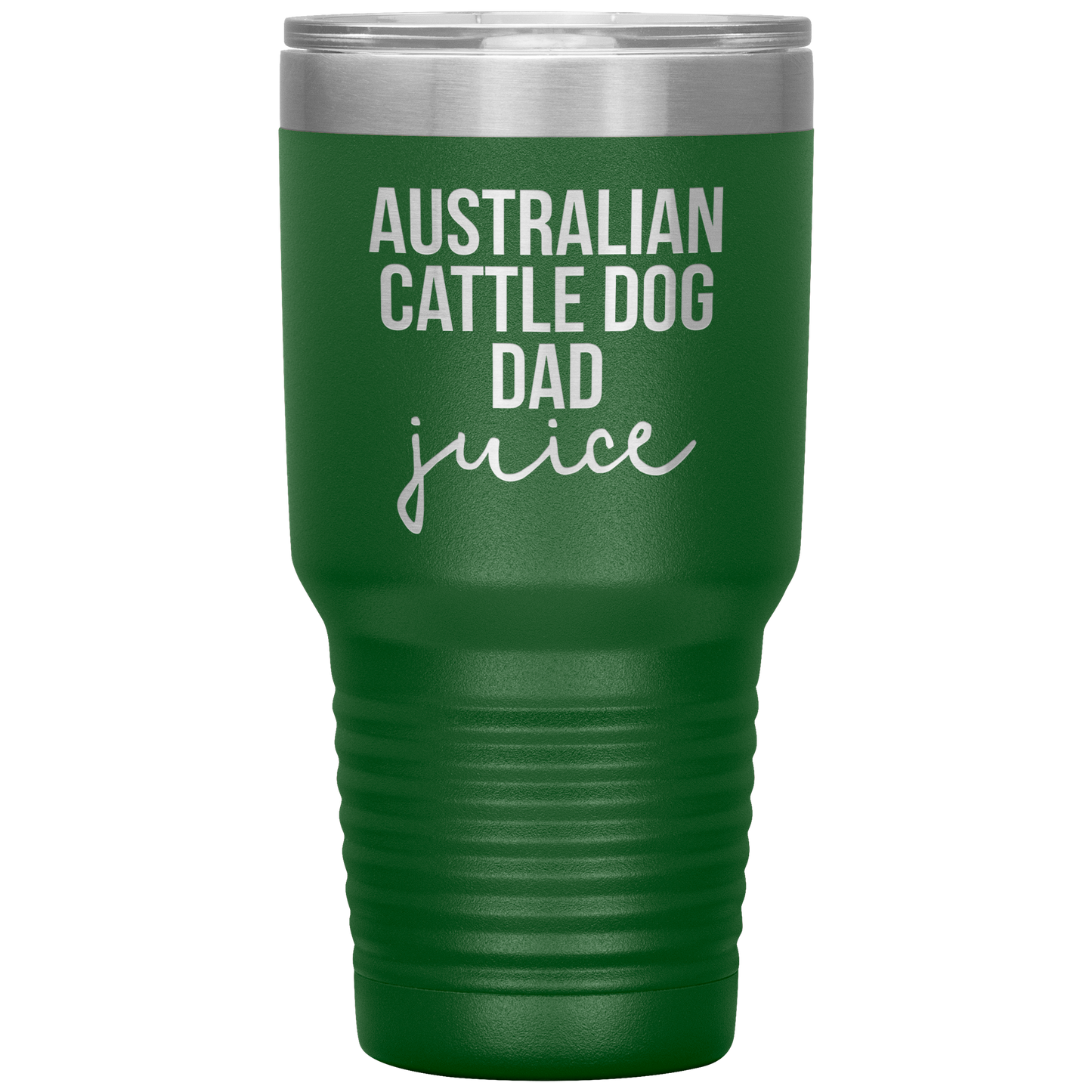 Australian Cattle Dog Dad Tumbler, Funny Travel Coffee Mug, Birthday Gifts for Men and Women