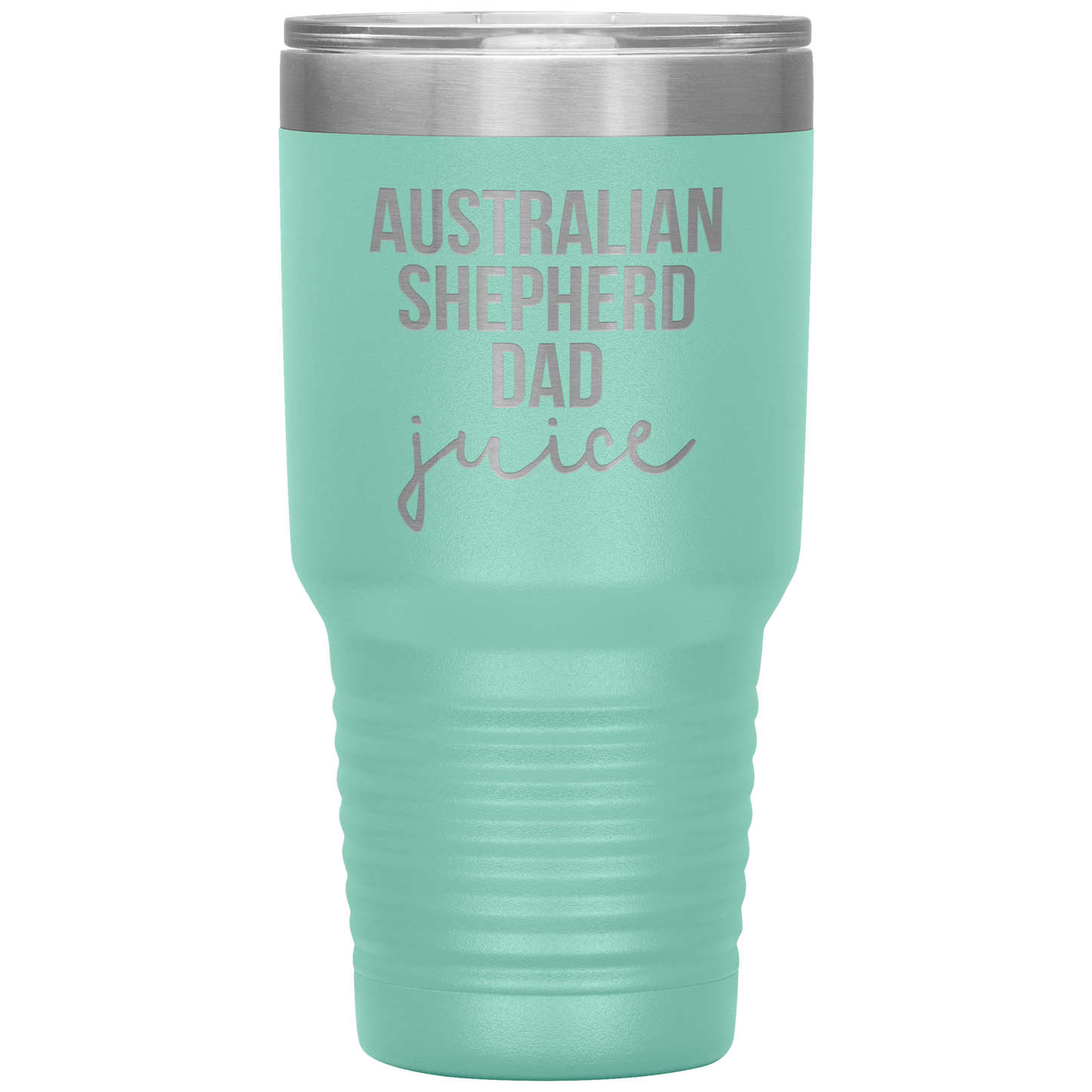 Australian Shepherd Dad Tumbler, Funny Travel Coffee Mug, Birthday Gifts for Men and Women