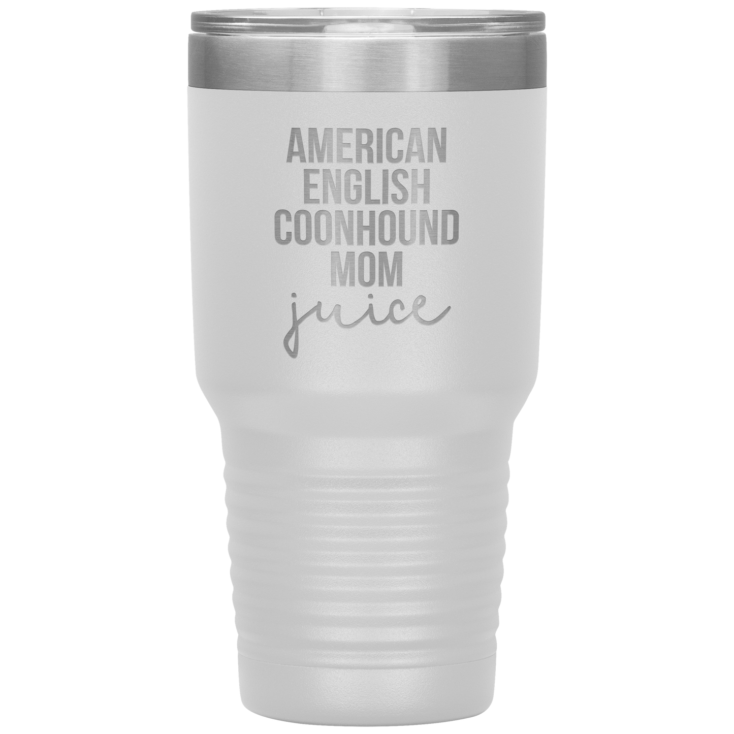 American English Coonhound Mom Tumbler, Funny Travel Coffee Mug, Birthday Gifts for Men and Women