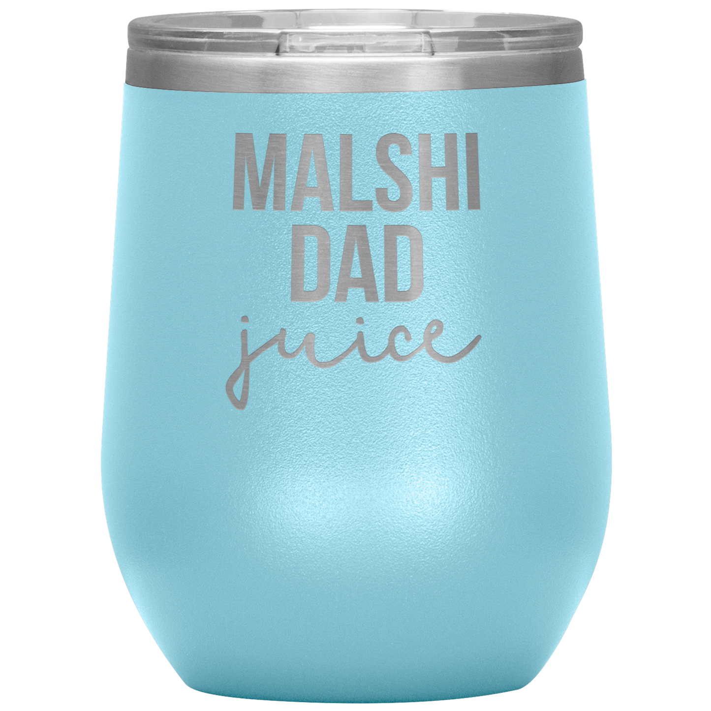 Malshi Dad Wine Tumbler, Malshi Dad Gifts, Travel Wine Cup, Birthday Gifts for Men and Women