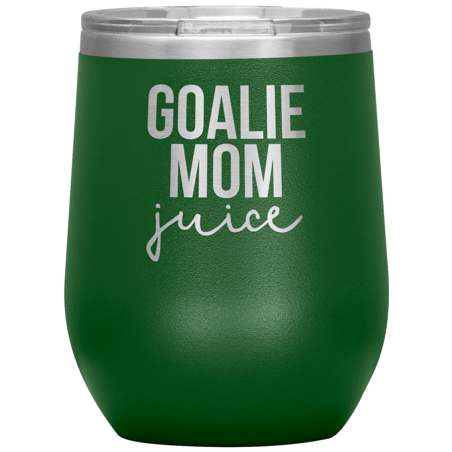 Goalie Mom Gifts, Goalie Mom Wine Cup, Goalie Mom Wine Tumbler, Collie Birthday Gifts for Men and Women