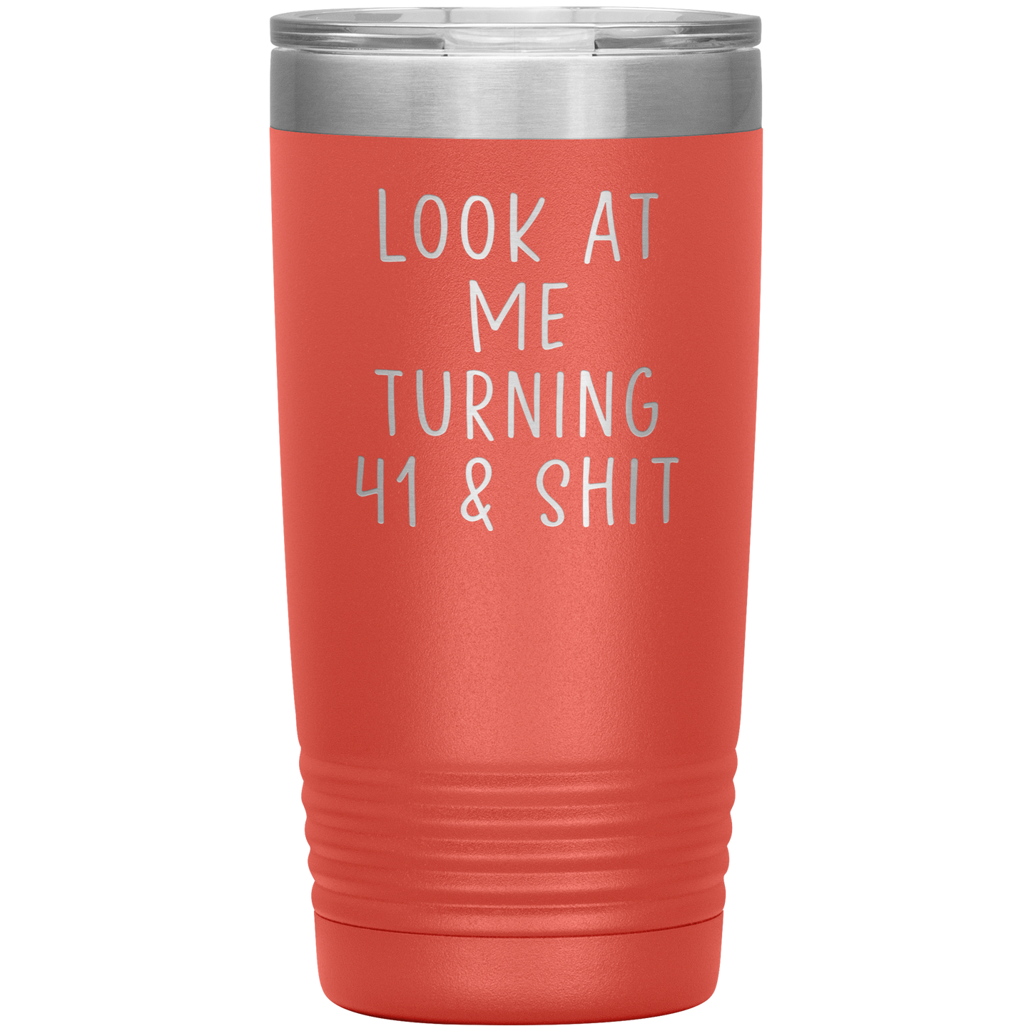 41st Birthday Tumbler, 41st Birthday Gifts, Travel Coffee Mug, Birthday Gifts for Men and Women