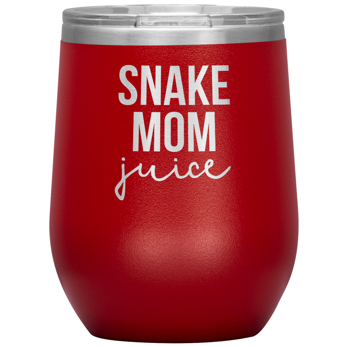 Snake Mom Wine Tumbler, Snake Mom Gifts, Travel Wine Cup, Birthday Gifts for Men and Women