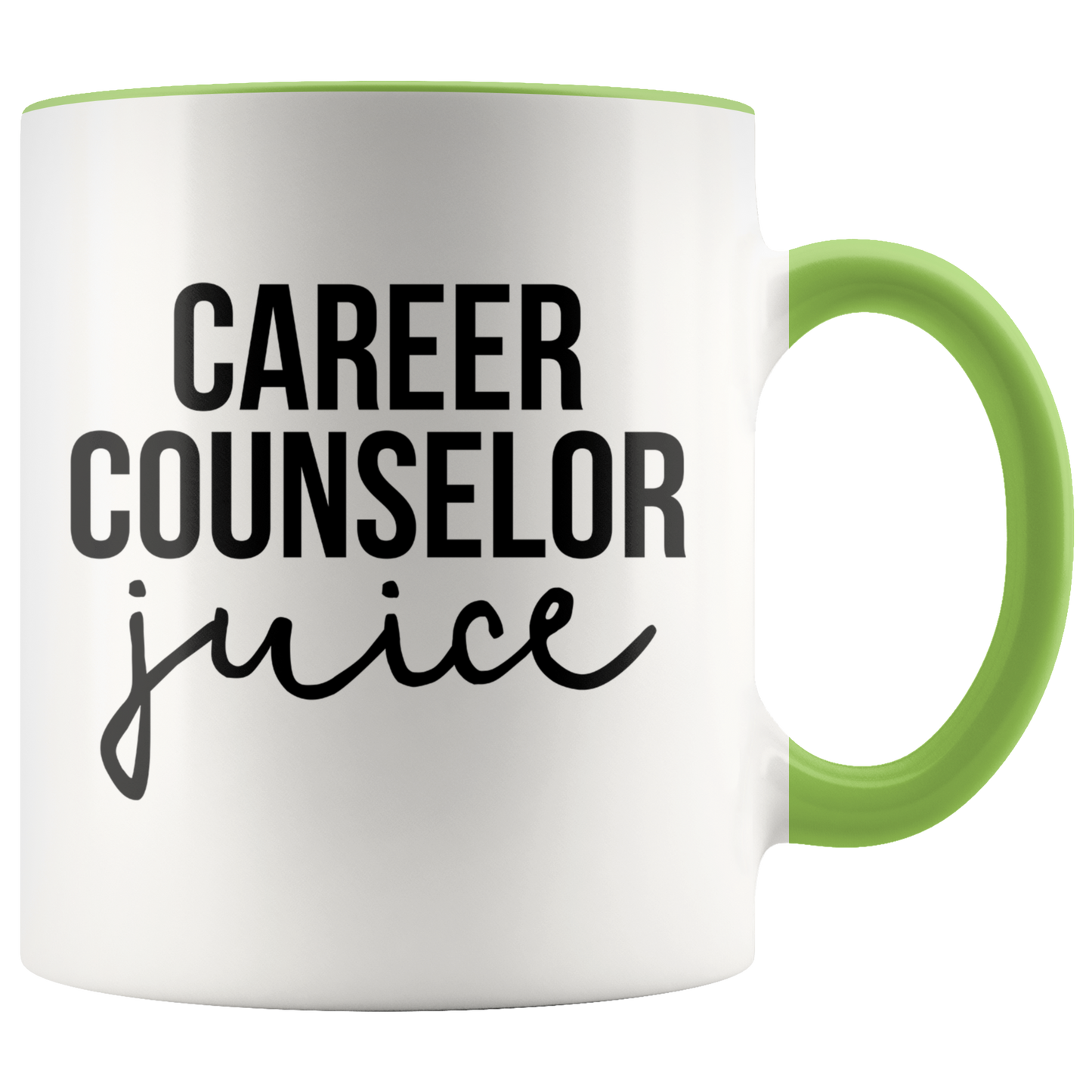 Career counselor Gifts, Coffee Mug, Two Tone Accent Cup, Birthday Gift for Men and Women